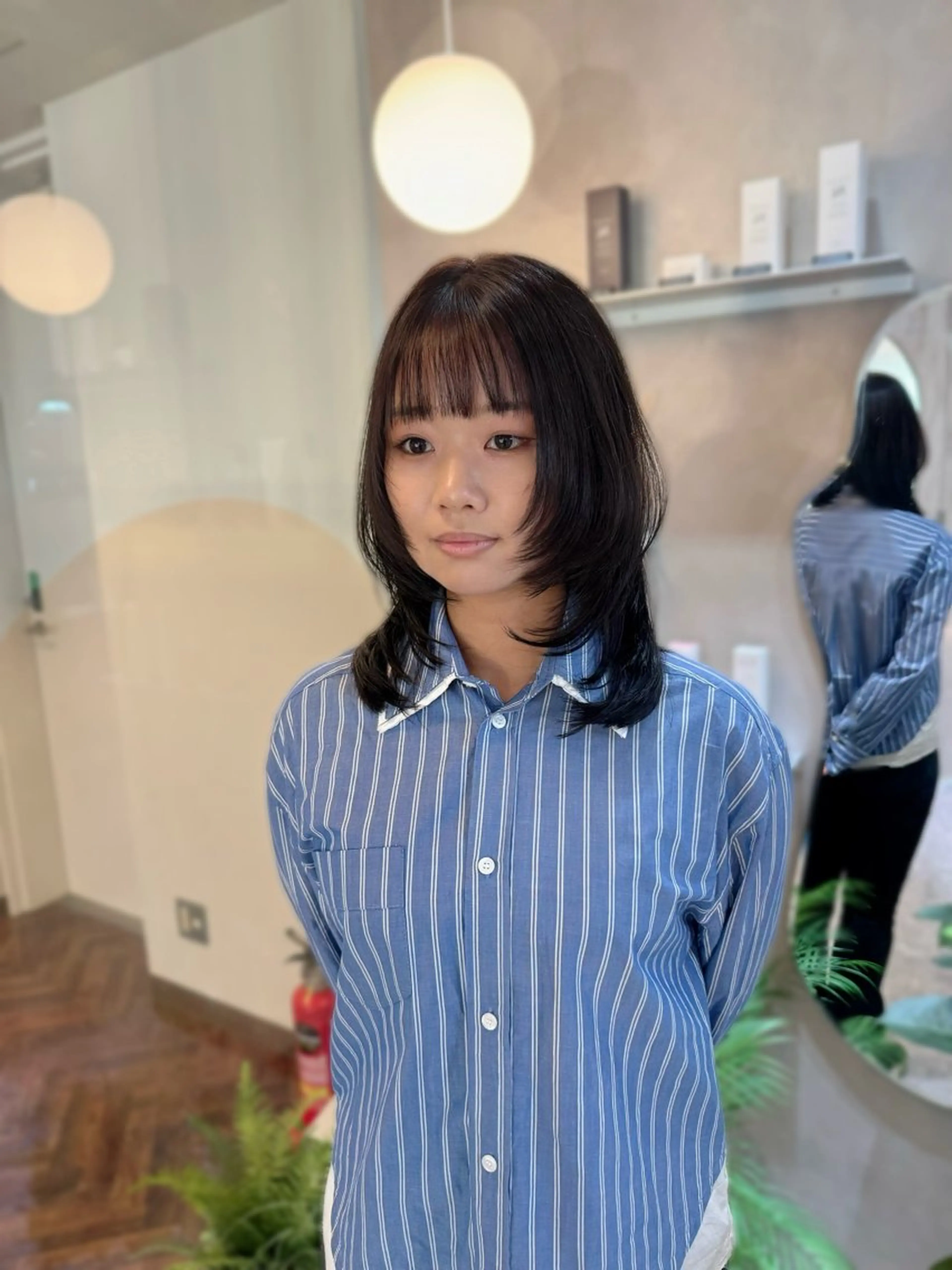 セミロング Tink　天神店所属・今村賢治/メンズ/ レイヤー✨艶カラーのヘアスタイル