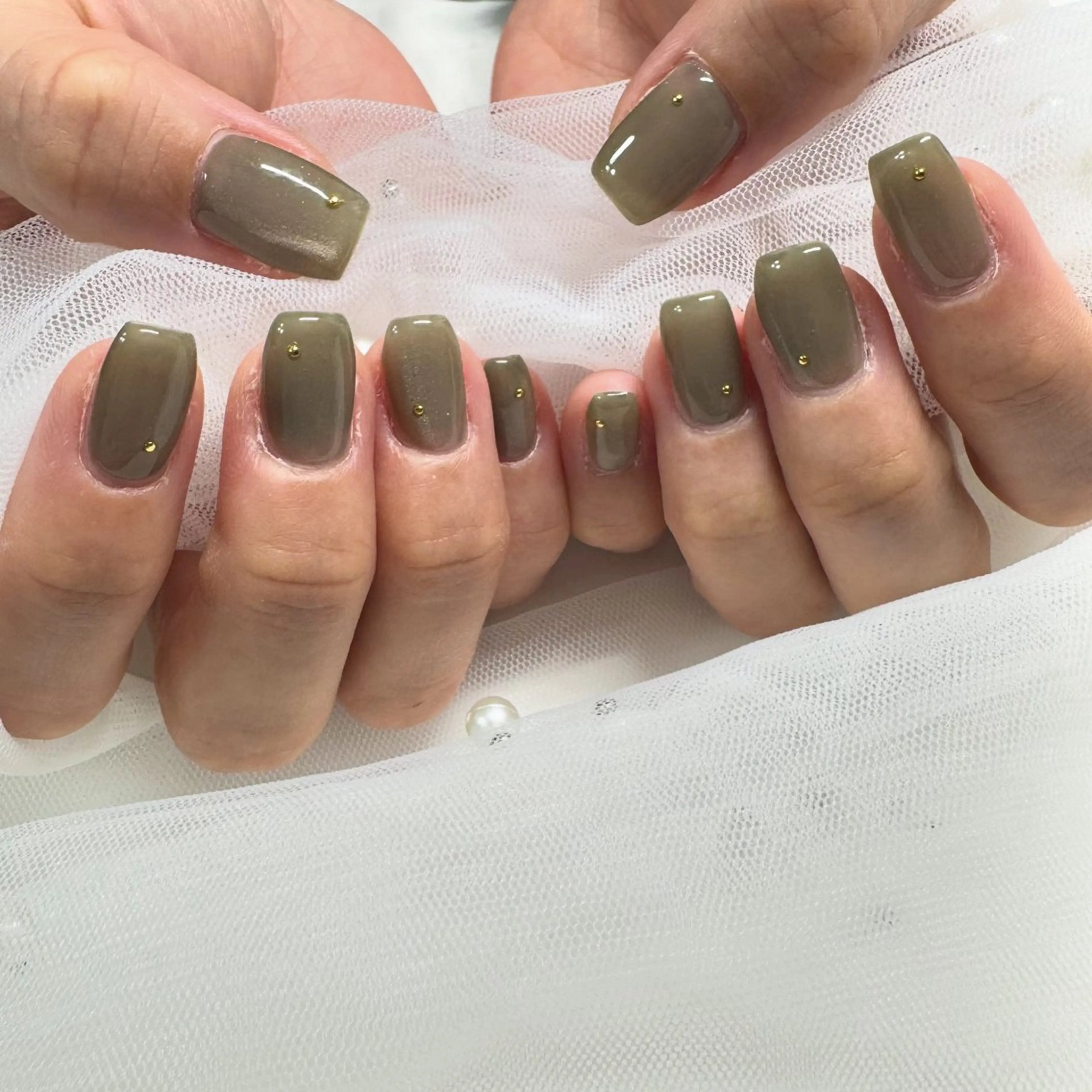 ネイル ジェルネイル シンプルネイル 東 千夏のネイルデザイン