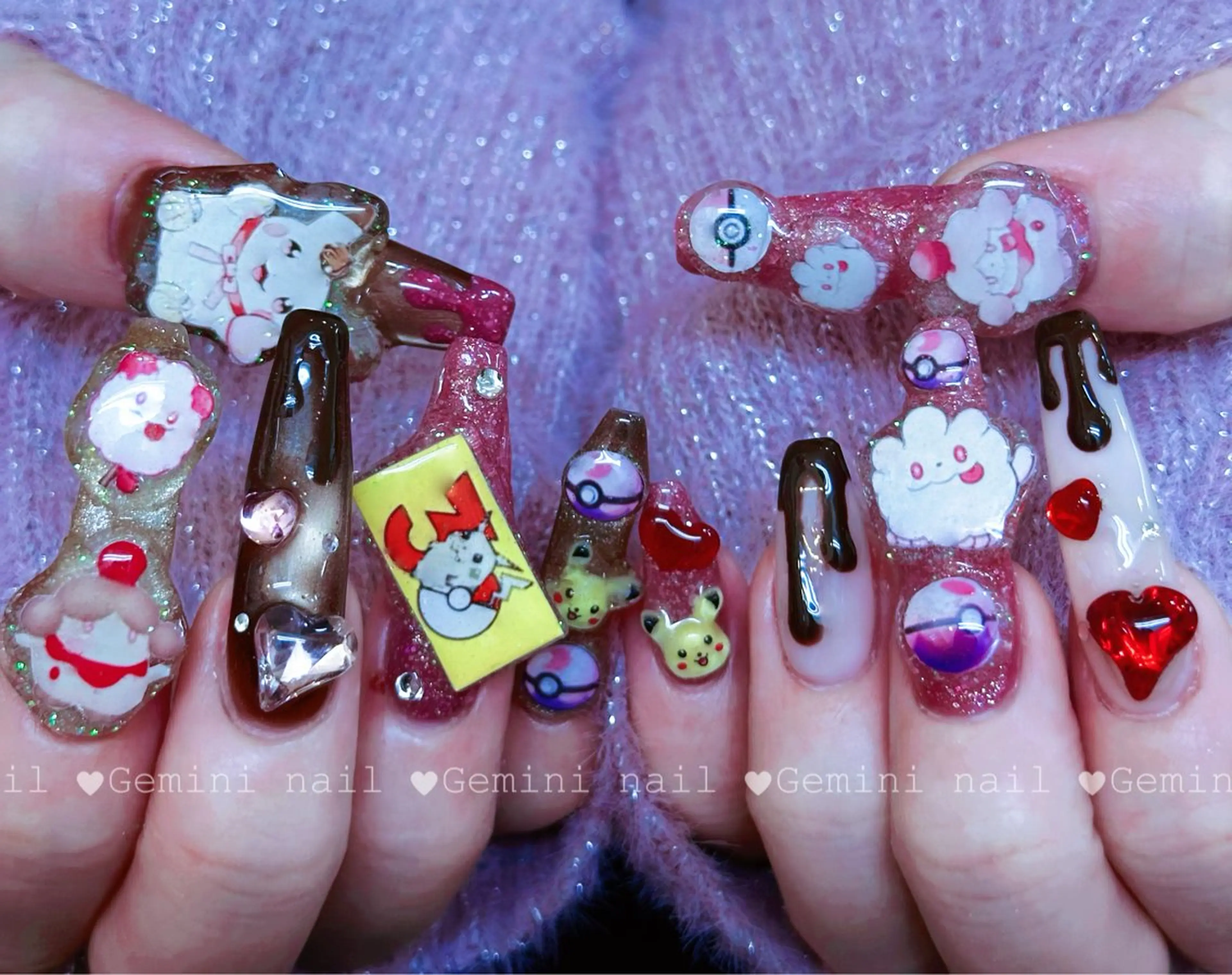 ネイル ハンドネイル Gemini nailのネイルデザイン