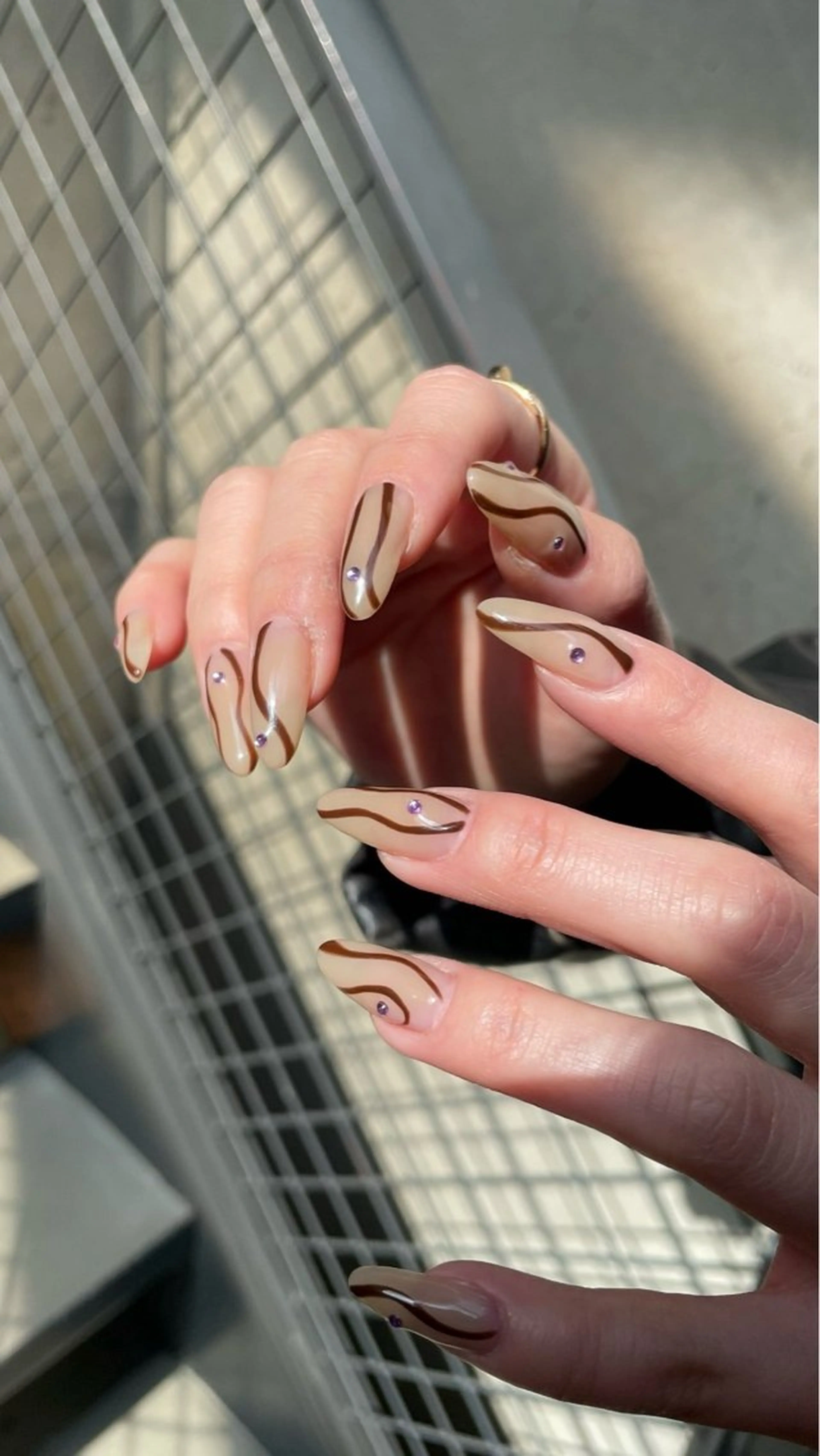 ネイル 🤎Two ERI🤎のネイルデザイン