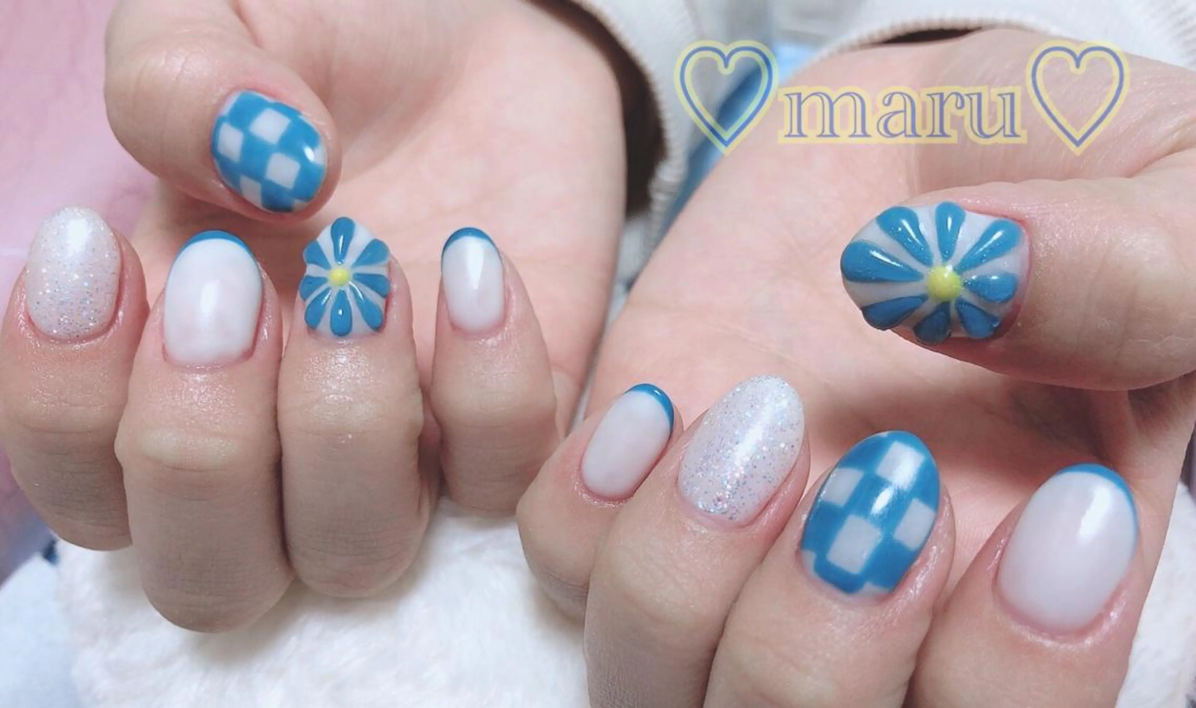 ネイル ハンドネイル フットネイル まるみ ♡のネイルデザイン