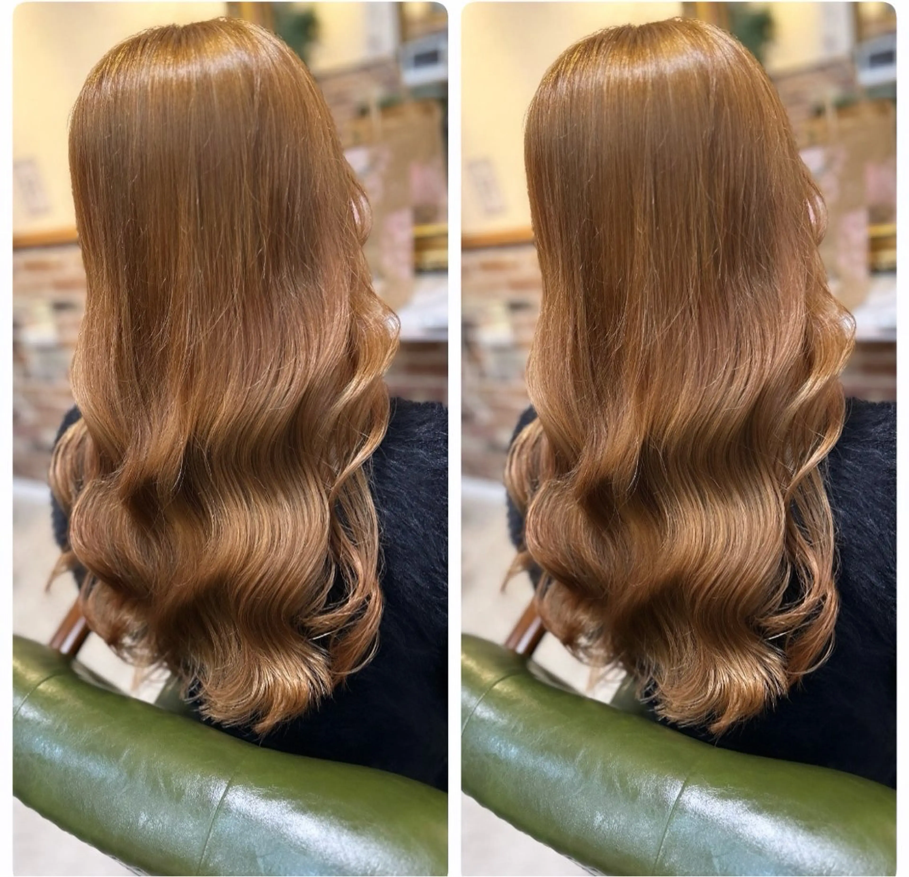 セミロング ヘアカラー 飯星慧斗 /ブリーチ、縮毛矯正のヘアスタイル