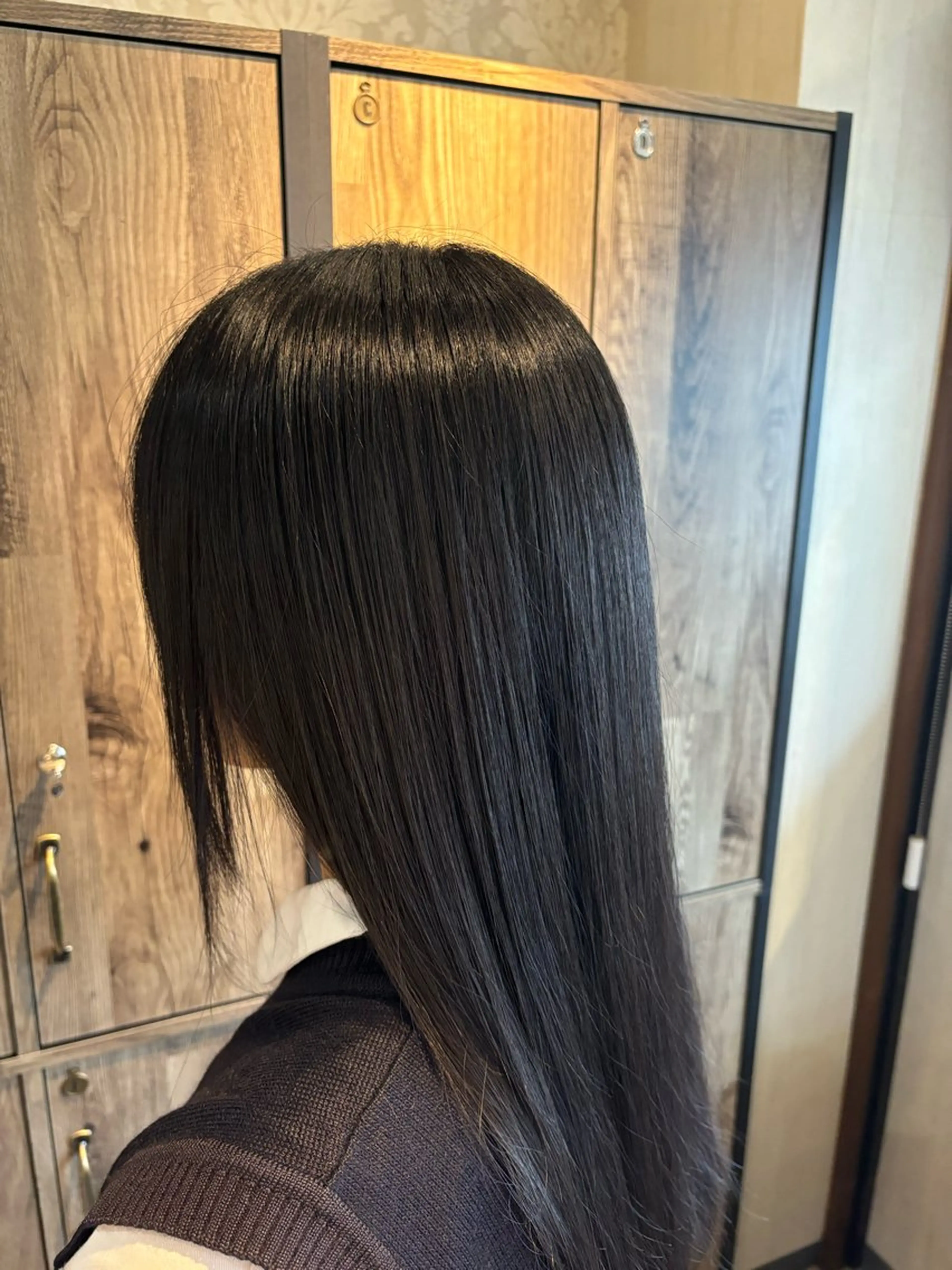 ミディアム カット 縮毛矯正 トリートメント Nafie hair design 町田店所属・✨髪質改善✨ 矢萩和哉のヘアスタイル