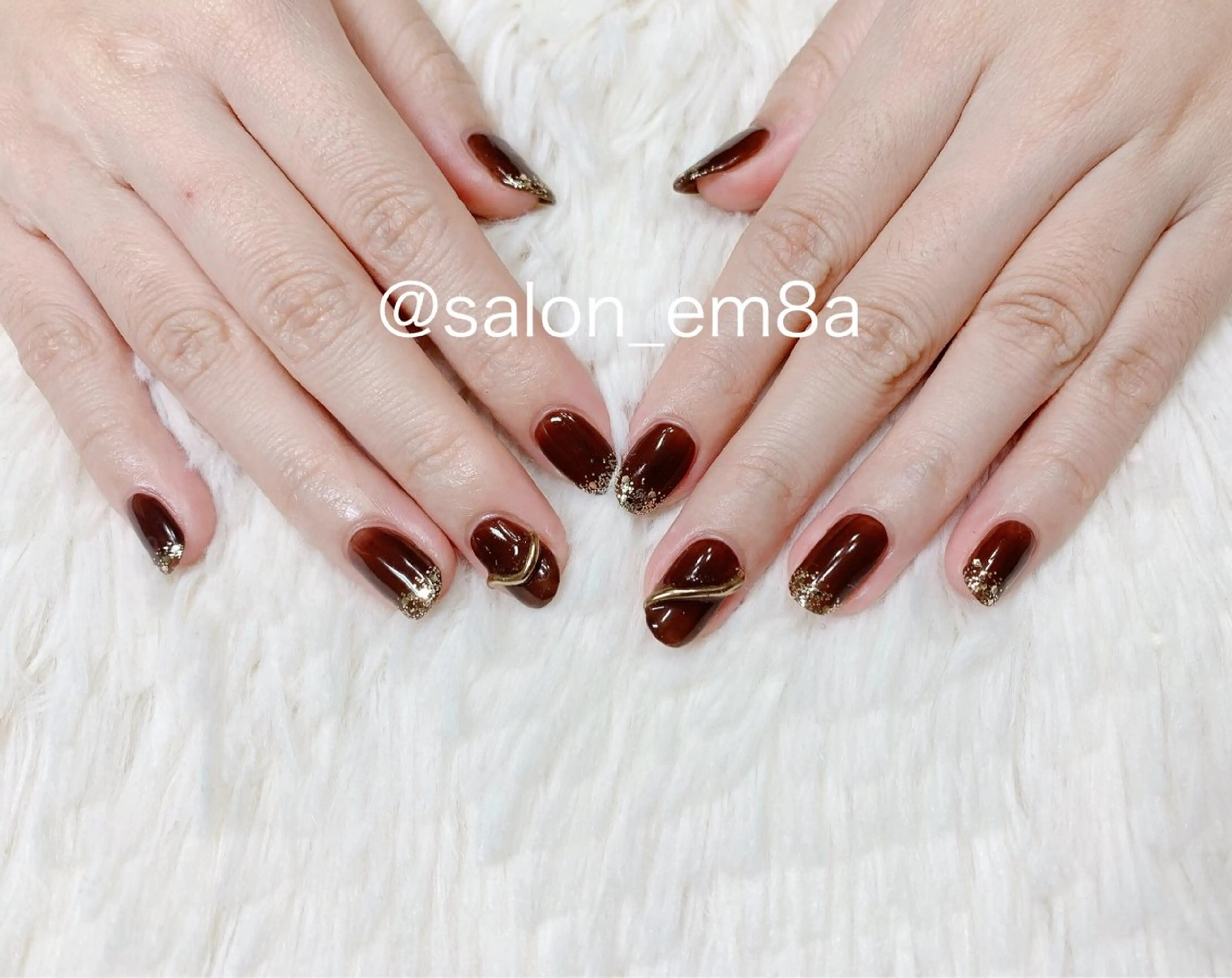 ネイル キラキラネイル salon EM&A emiのネイルデザイン