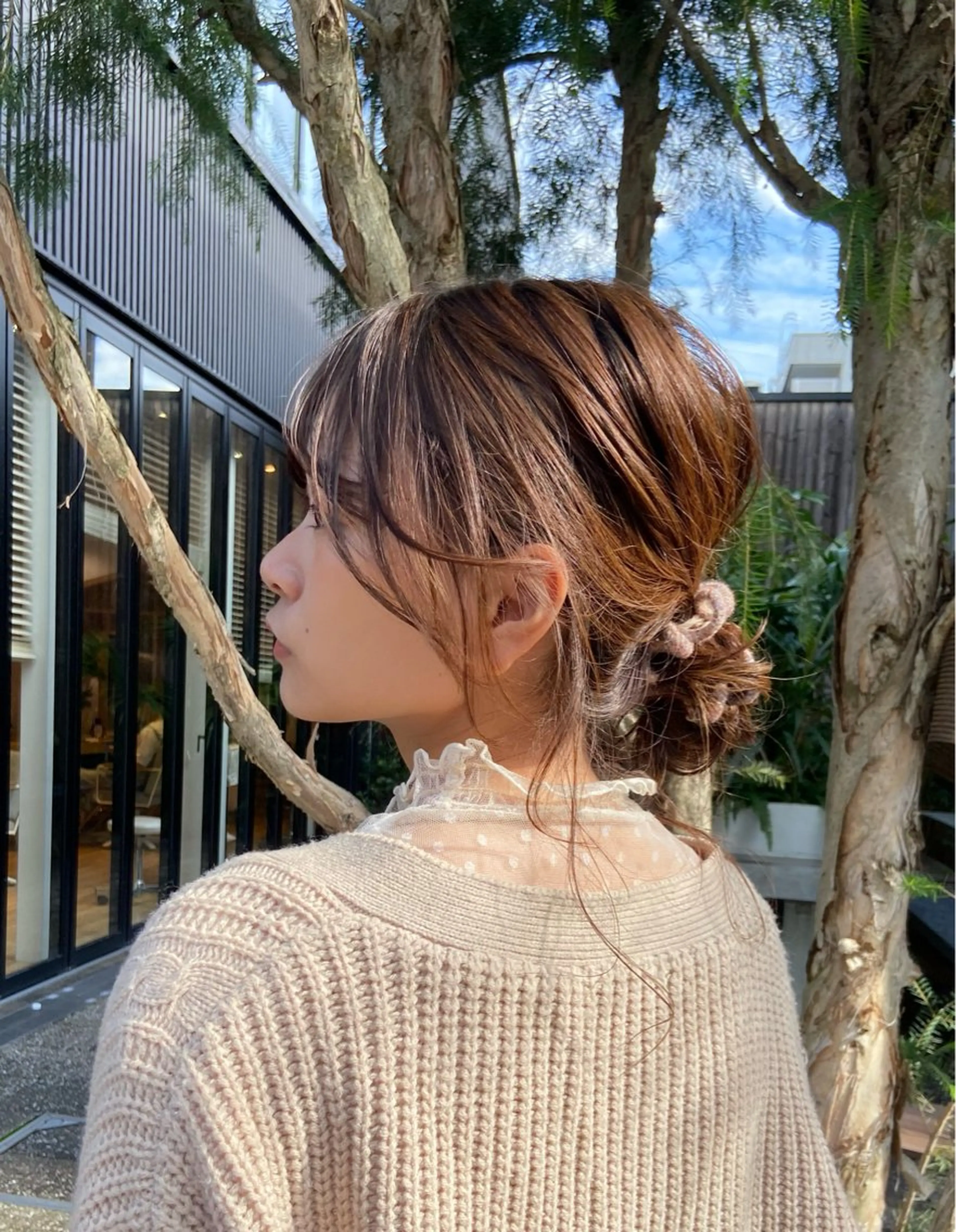 カラー 高松 莉璃のヘアスタイル