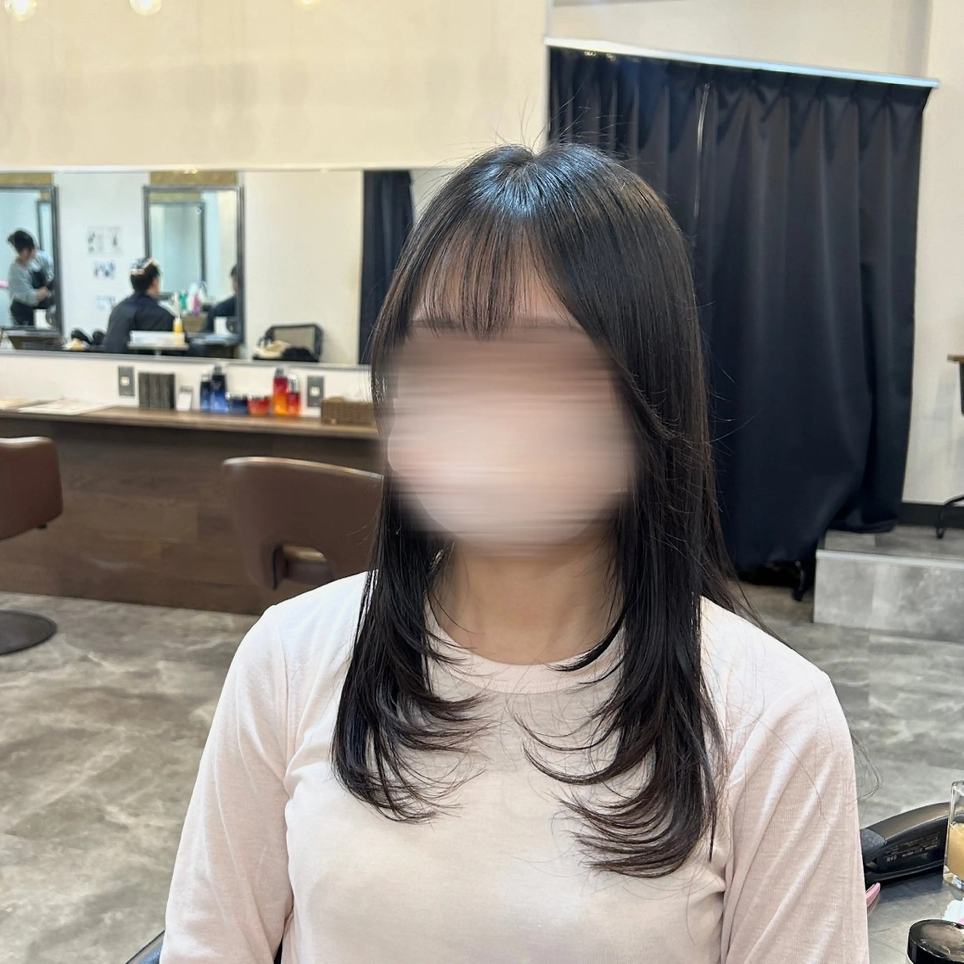 ロング レイヤーカット ロング ✂️カットモデル 無料🫧ﾐﾕｳ🫧の眉毛・アイブロウイメージ