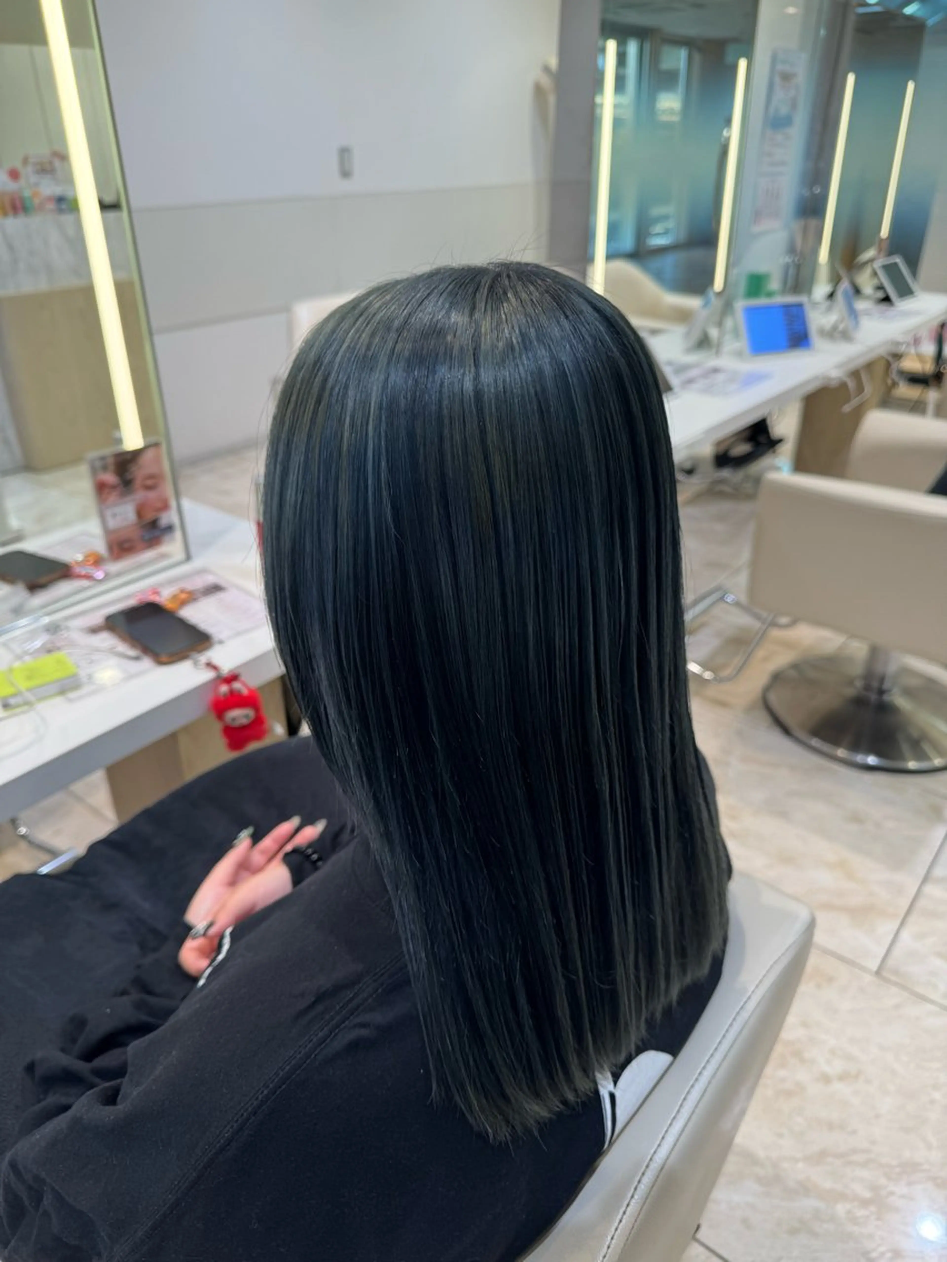 ロング カラー ボブ‪✂️ スパ🫧kurehaのヘアスタイル