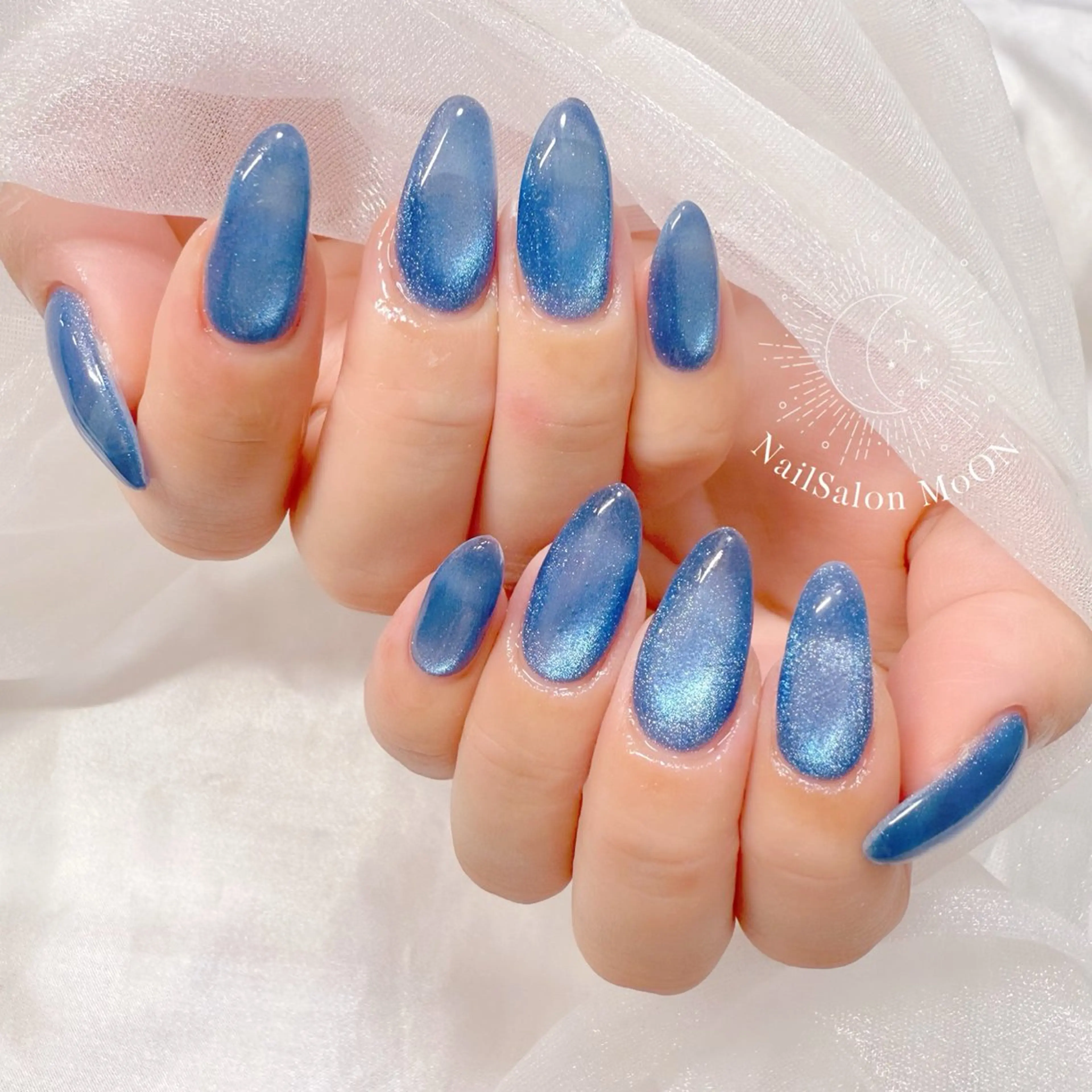 ネイル マグネットネイル ハンドネイル ハンドケア MoON...❤︎ MeGuのネイルデザイン