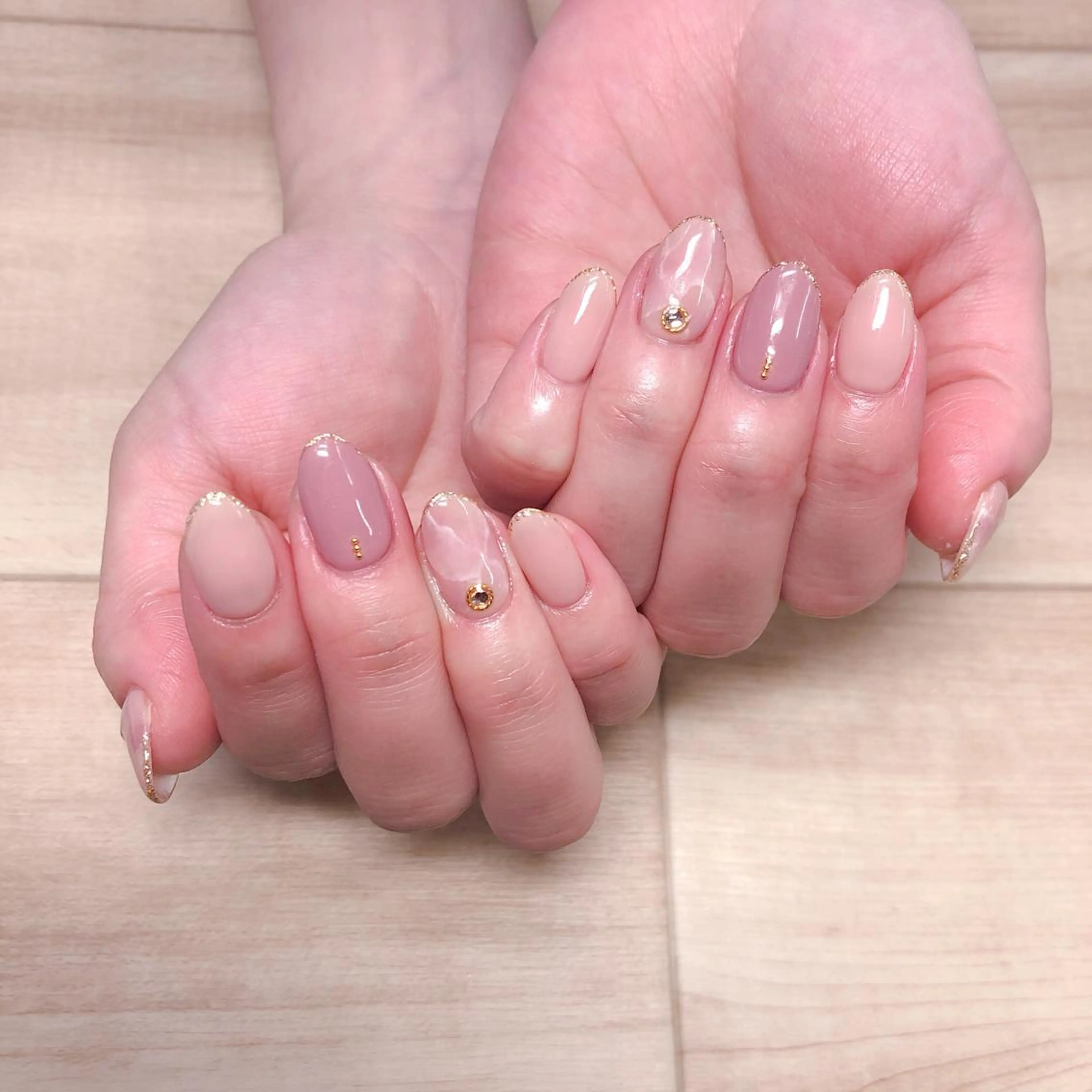 ネイル 持ち込み CHAFF 水口のネイルデザイン