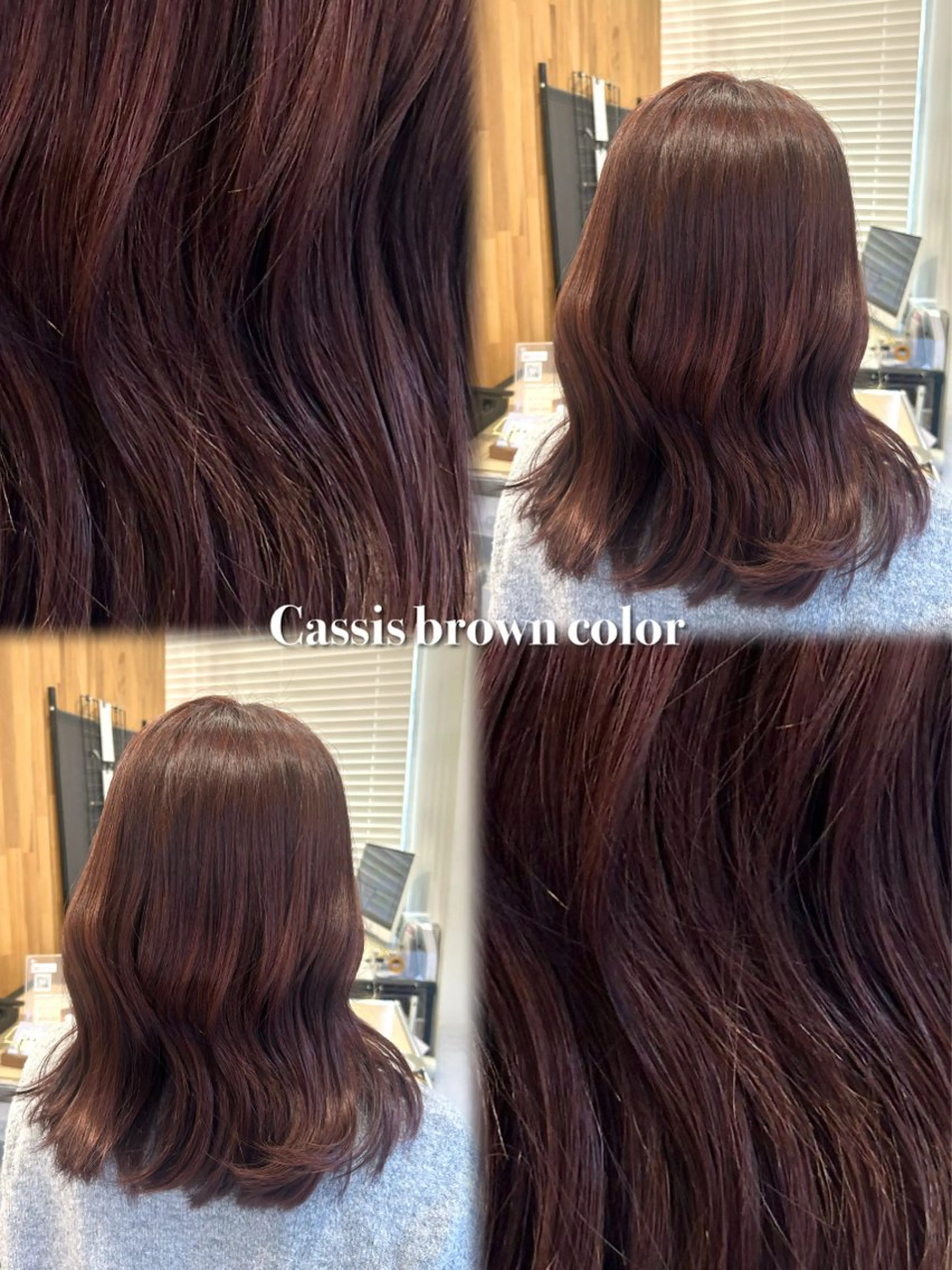 ミディアム カット ヘアカラー トリートメント 韓国ヘア ‎⟡.·KANA🐥のヘアスタイル