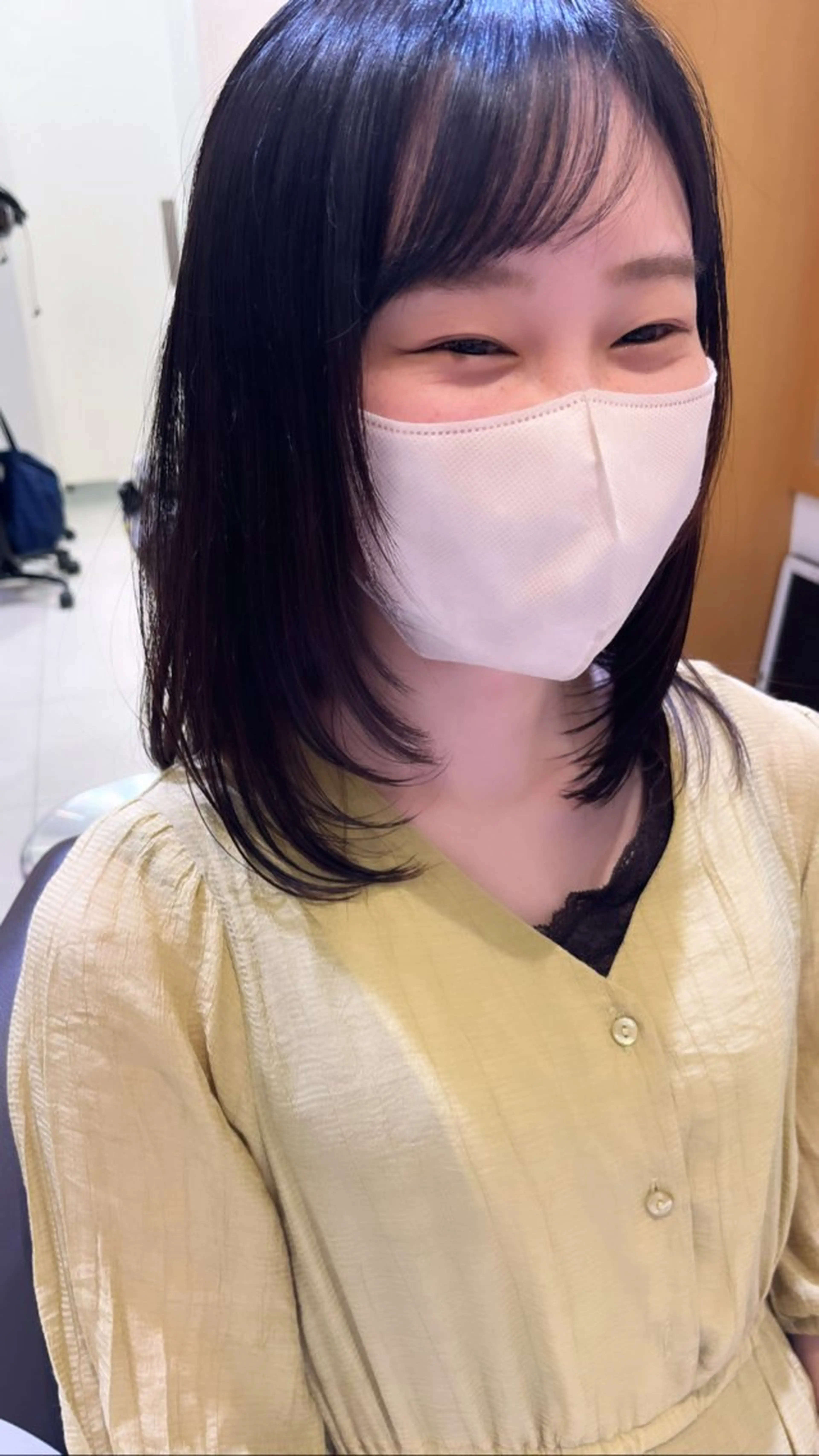 ミディアム 宮永 れいなのヘアスタイル