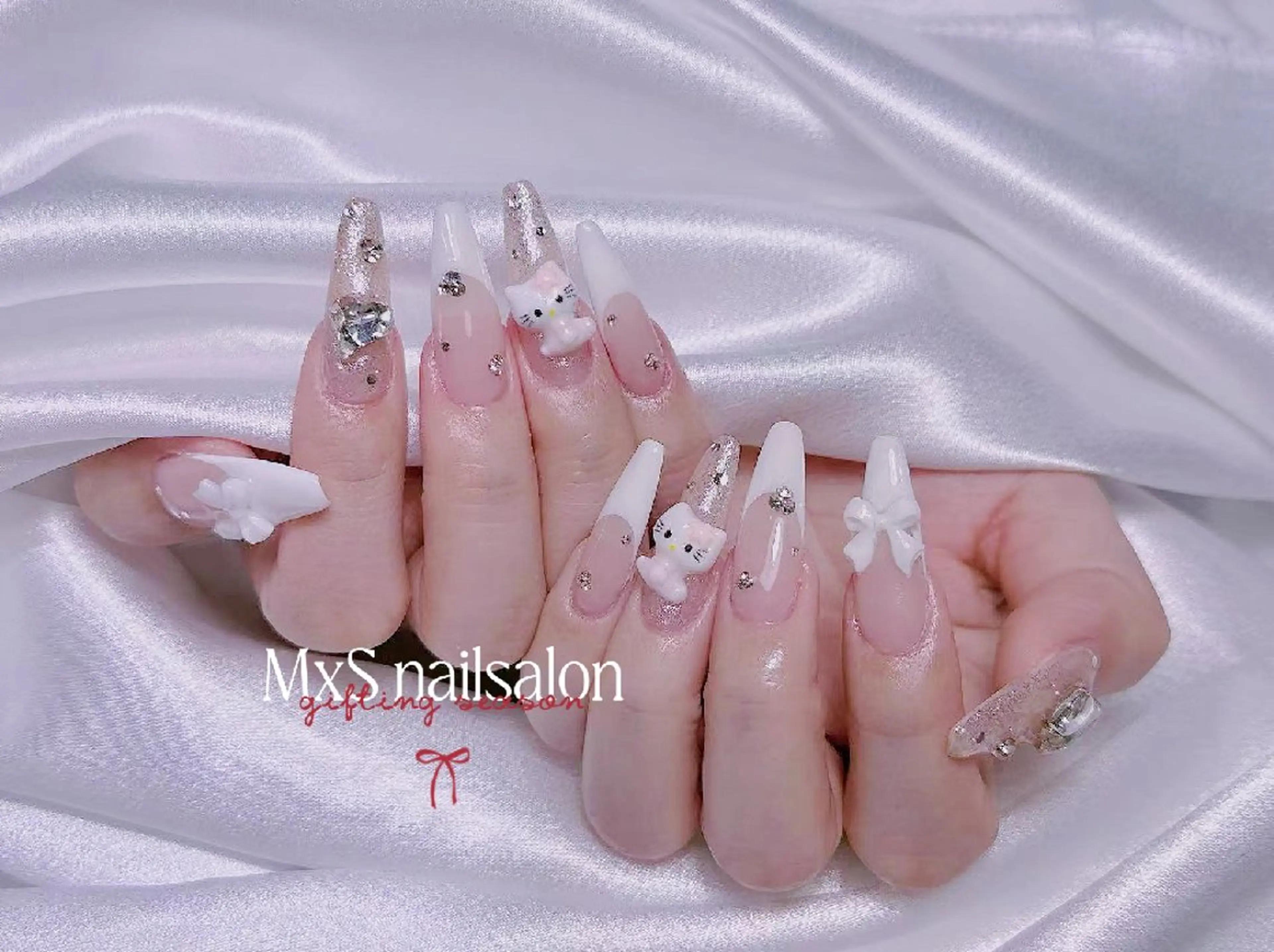 ネイル ハンドネイル ハンドケア MxS Nail(長さだし/フィルイン/マグネット/韓国ネイル/ワンホンネイル/ワンカラー)所属・MxS リィリィのネイルデザイン