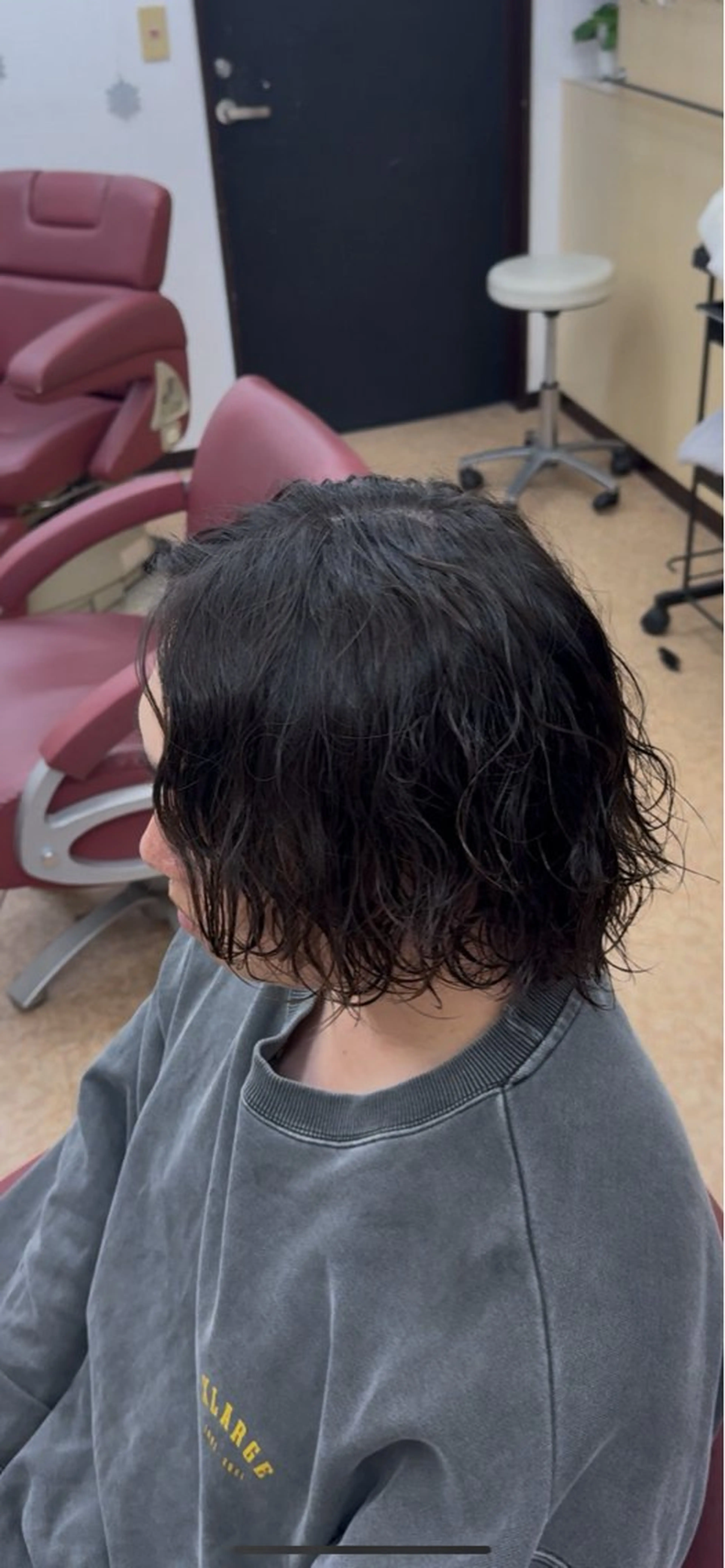 ミディアム メンズ ミディアムパーマ メンズパーマ カット パーマ 焼津メンズパーマ特化 大石雄生のヘアスタイル