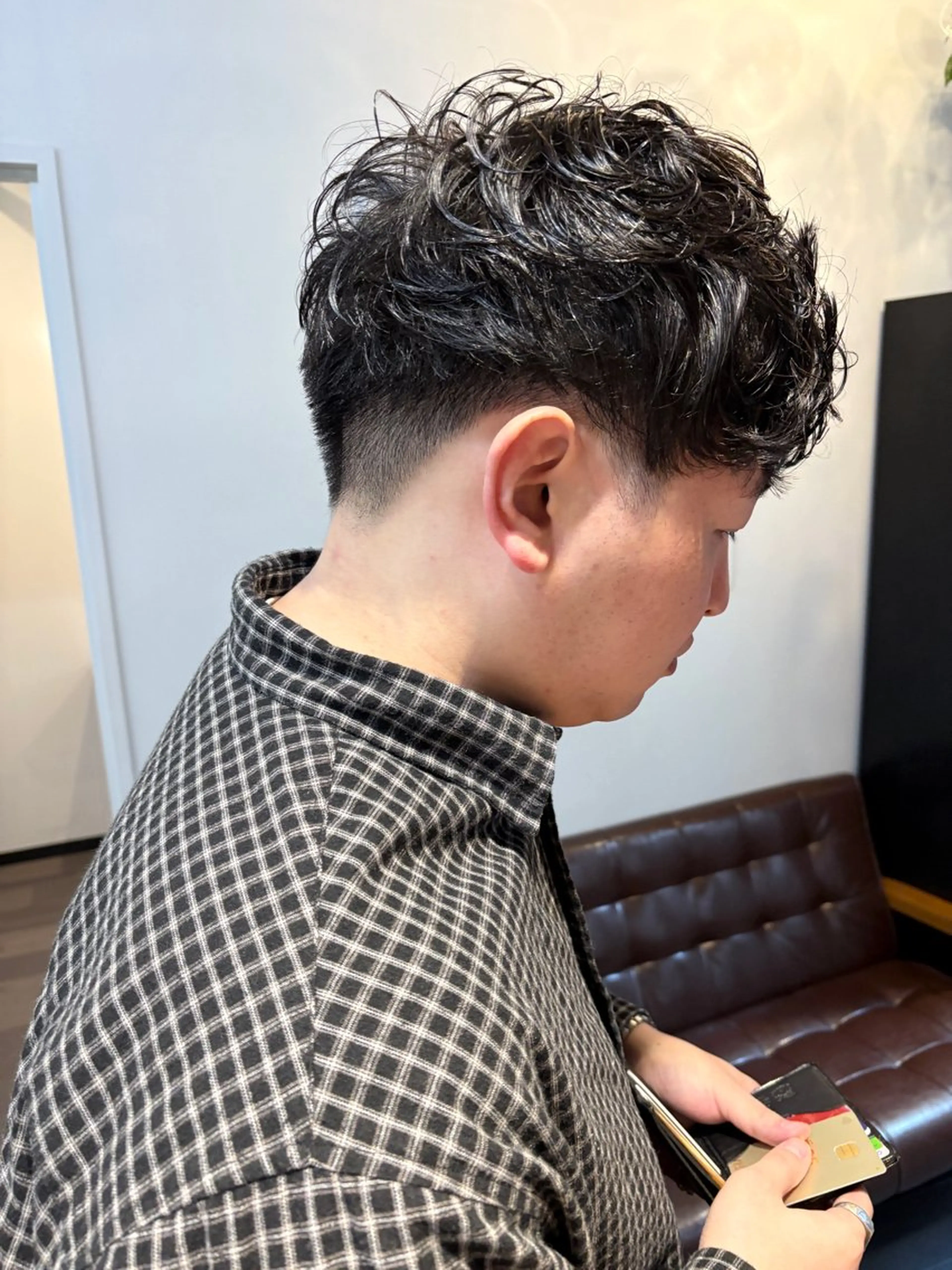 メンズカット＋パーマの写真