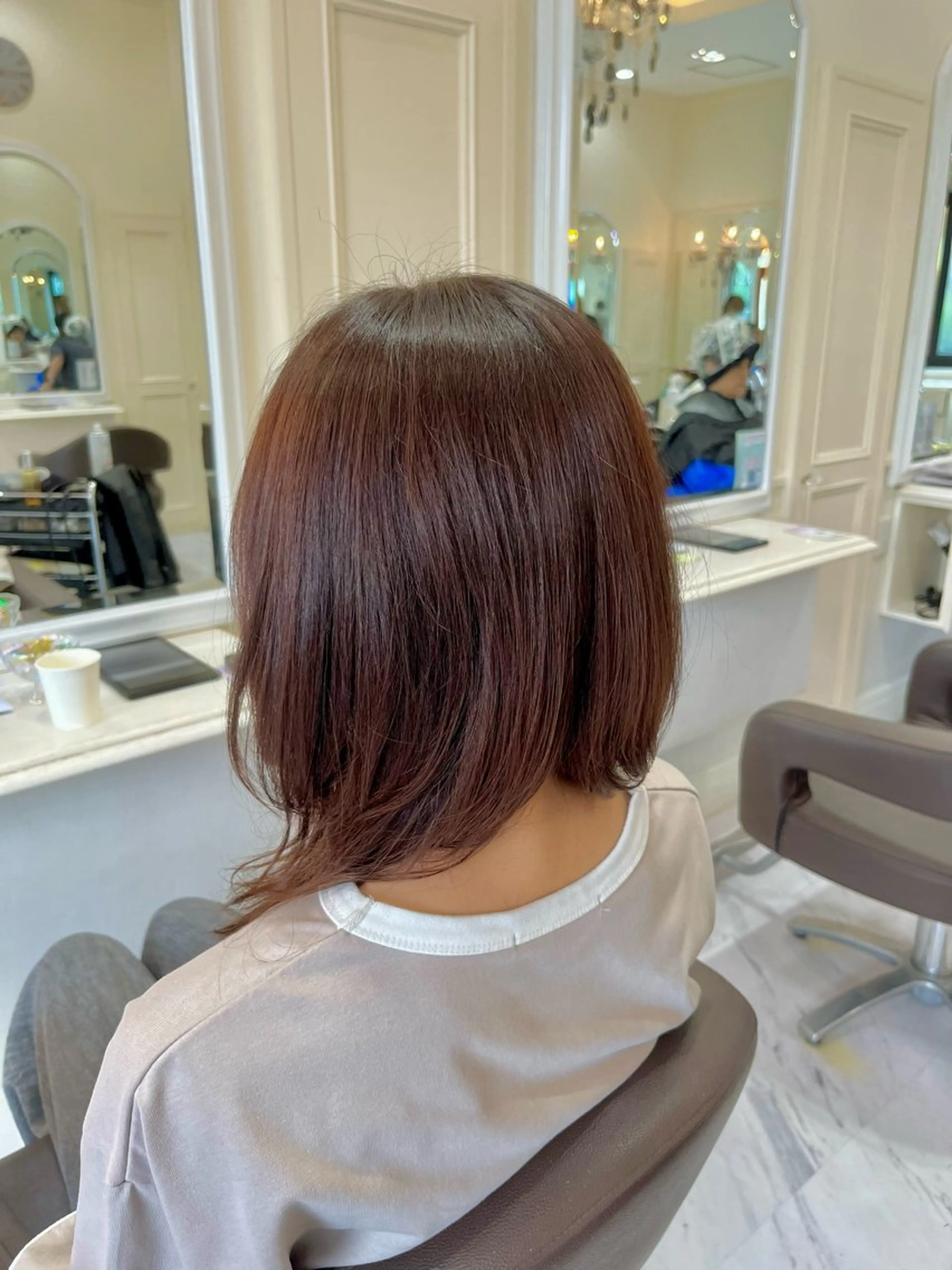 セミロング 緒方 大輝のヘアスタイル