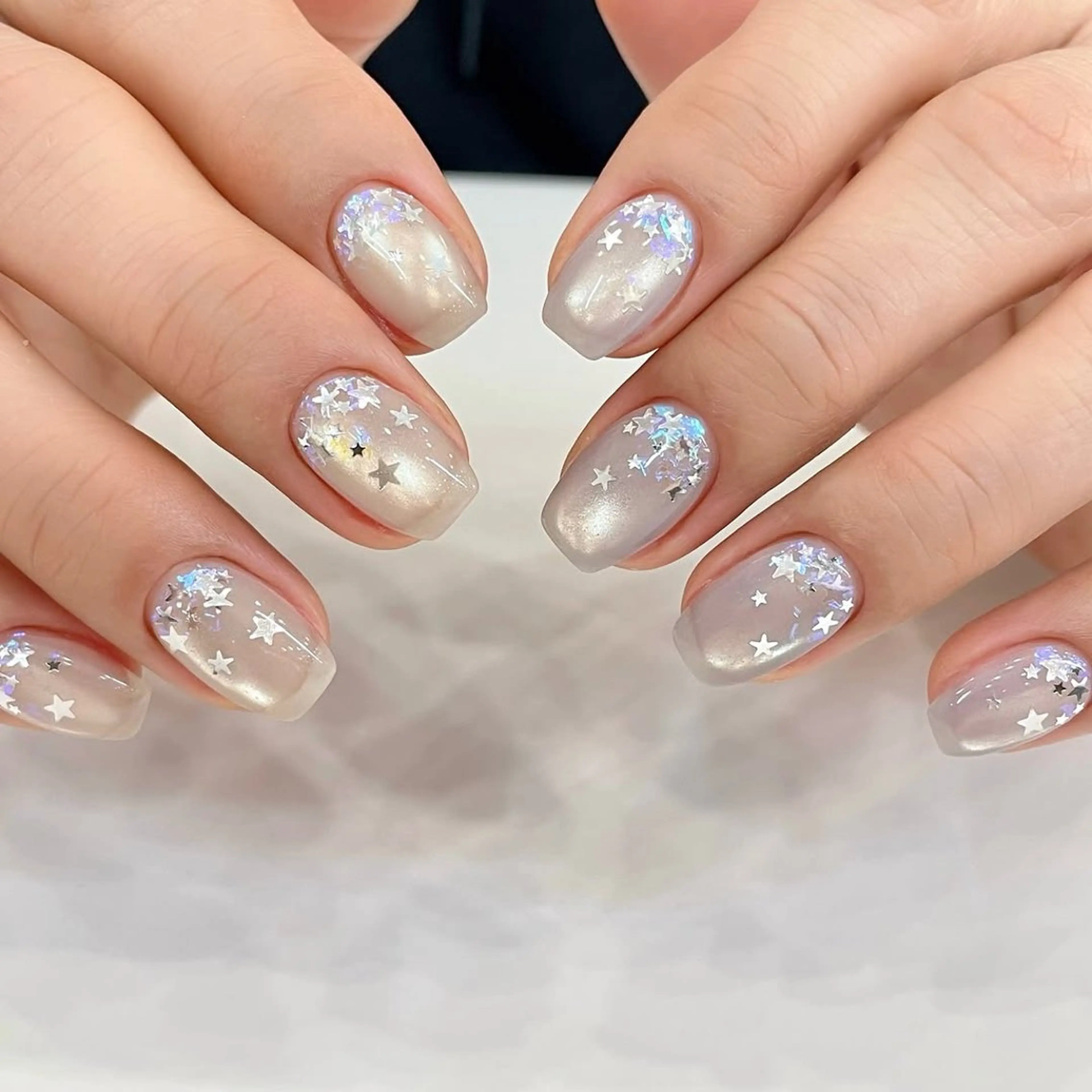 ネイル オフィスネイル シンプルネイル ハンドネイル ゆい ノエラネイルのネイルデザイン