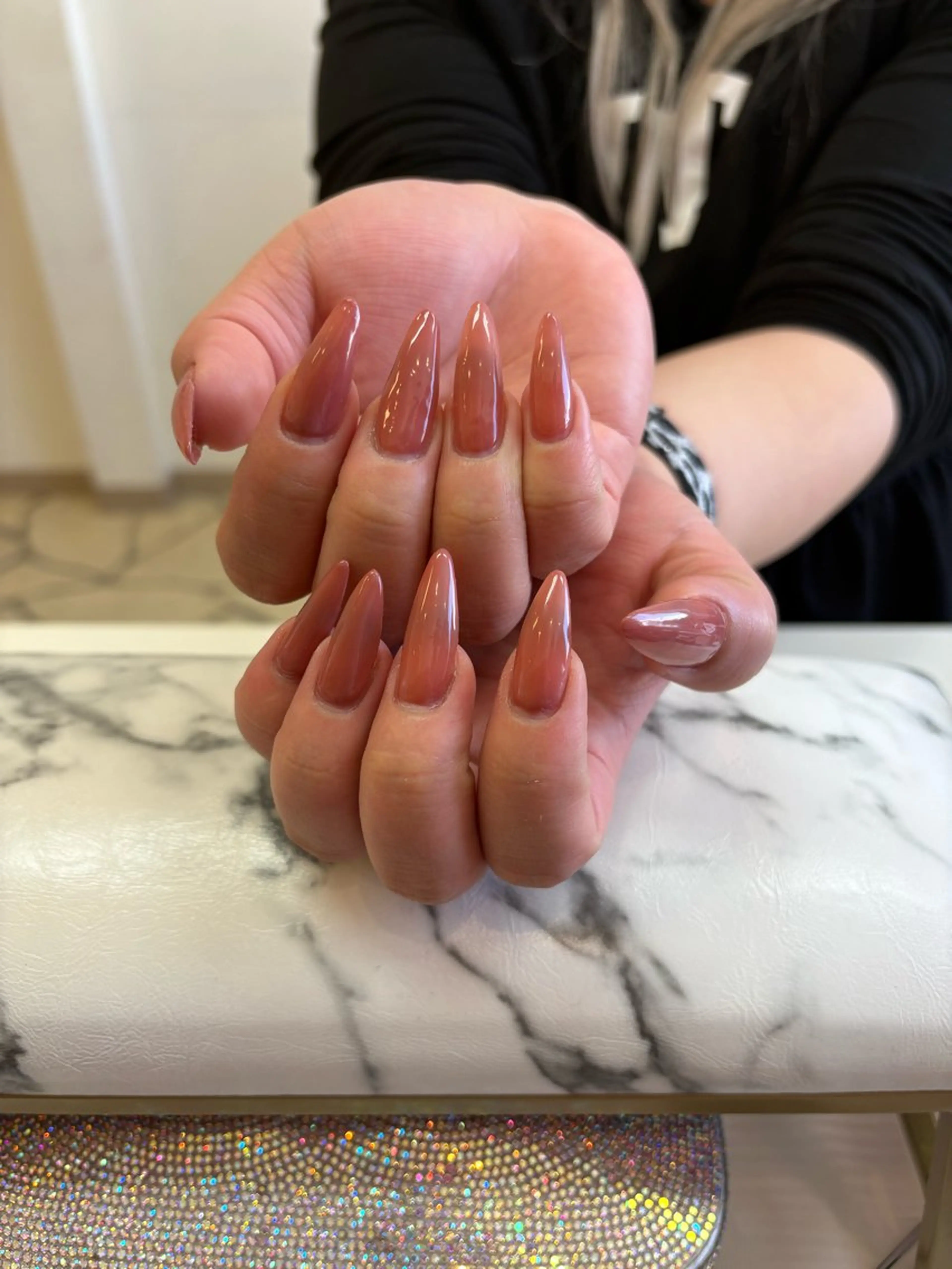 ワンカラーネイルモデル💅🏻（オフ込み）の写真