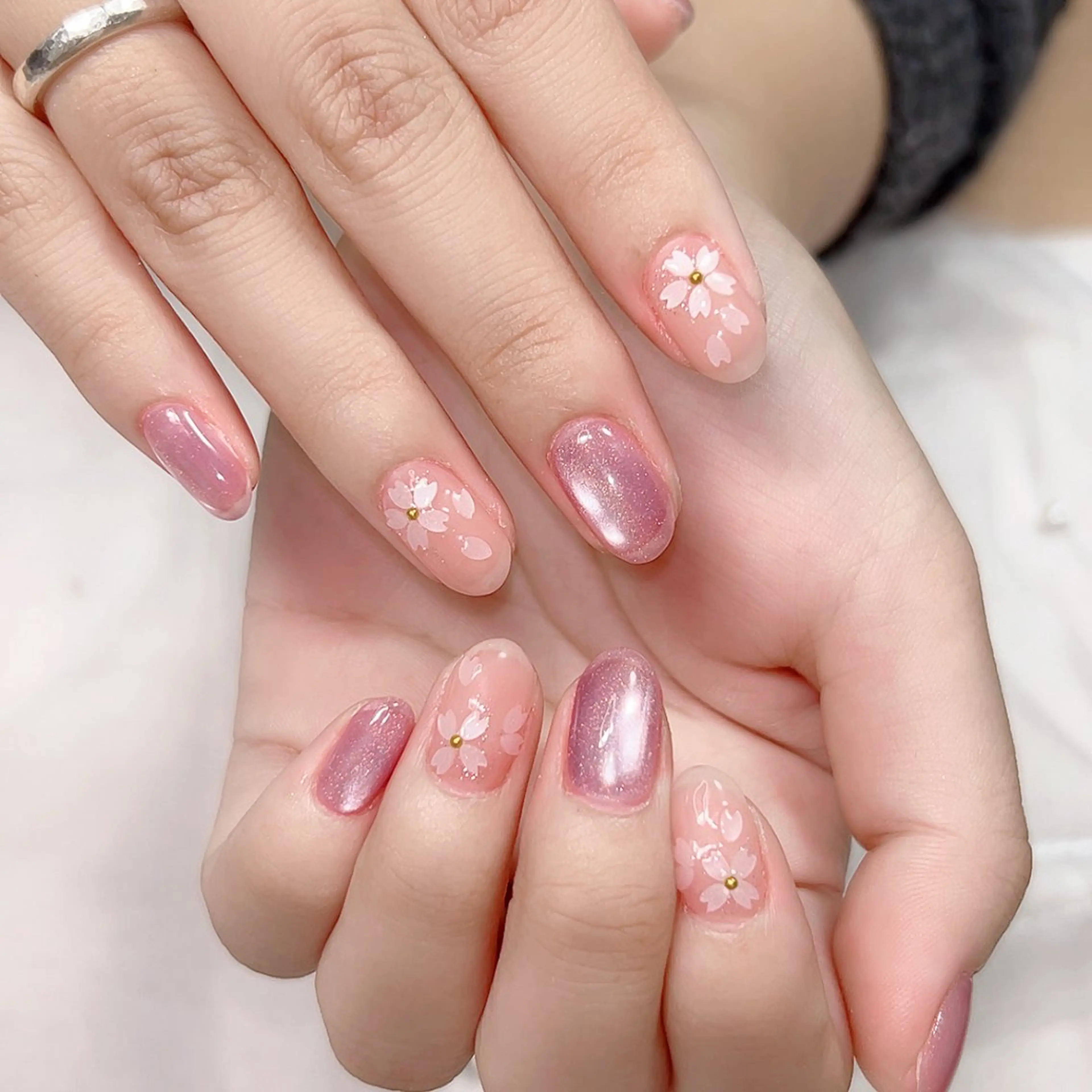 ネイル マグネットネイル 春ネイル Cute Tips nailのネイルデザイン