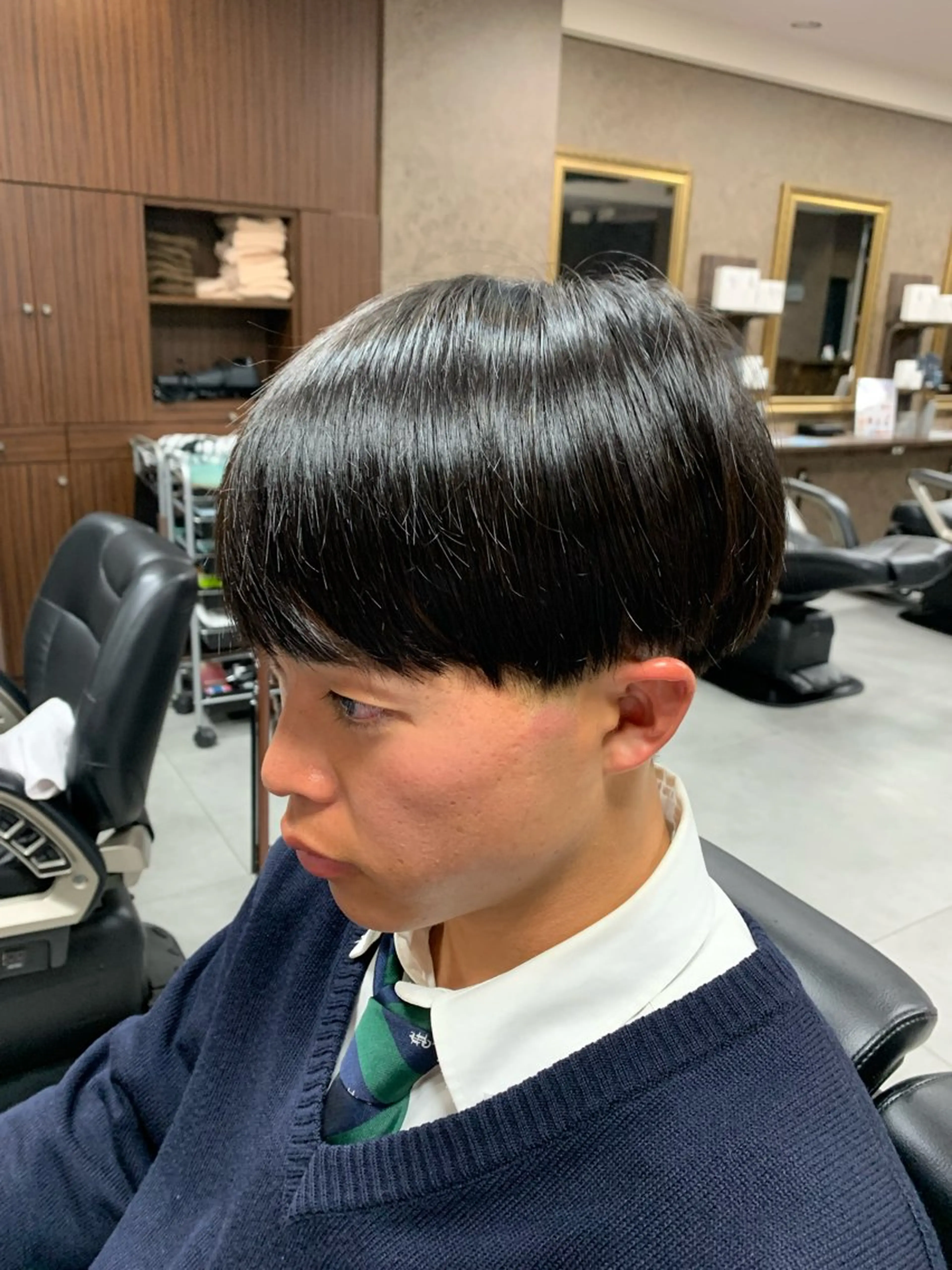 メンズ マッシュ バーバーショップ涼桜新町店所属・田中大 パーマ/メンズカットのヘアスタイル