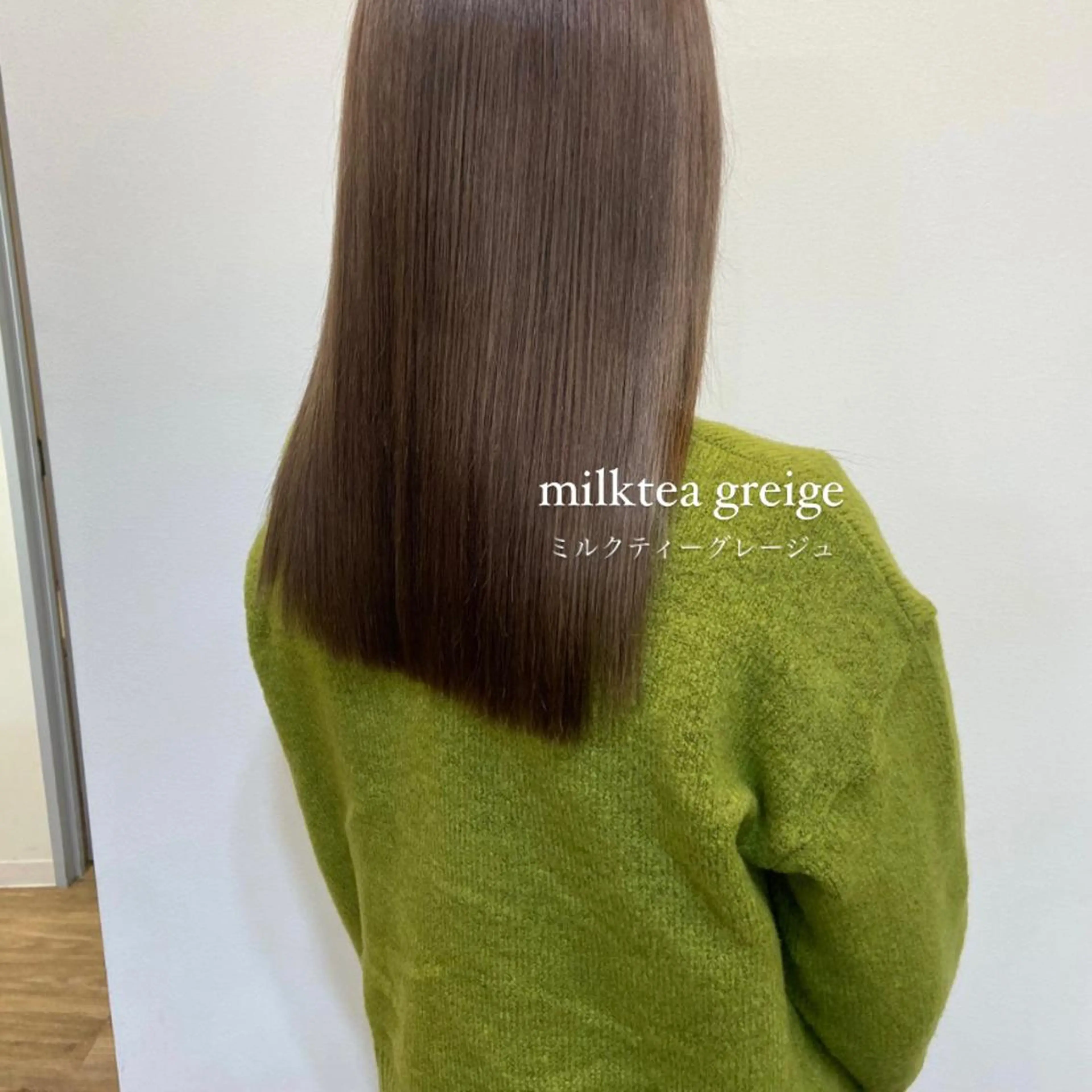 セミロング カラー ベージュカラー ブリーチ ケアブリーチ 透明感カラー ダブルカラー mai 🎀 / 梅田美容室のヘアスタイル