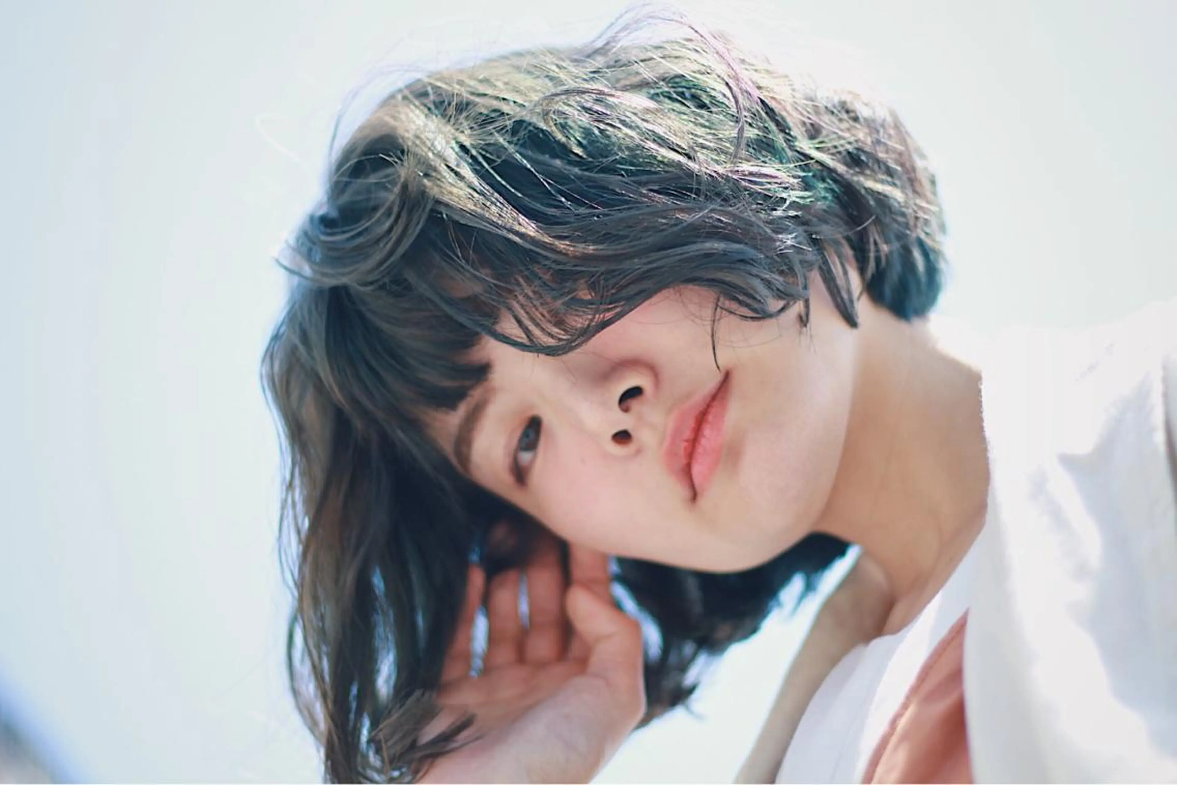 ミディアム カラー ヘアアレンジ アッシュ ダブルカラー ミント ミントグリーン 遠藤悠大/メンズ縮毛 /メンズカットのヘアスタイル