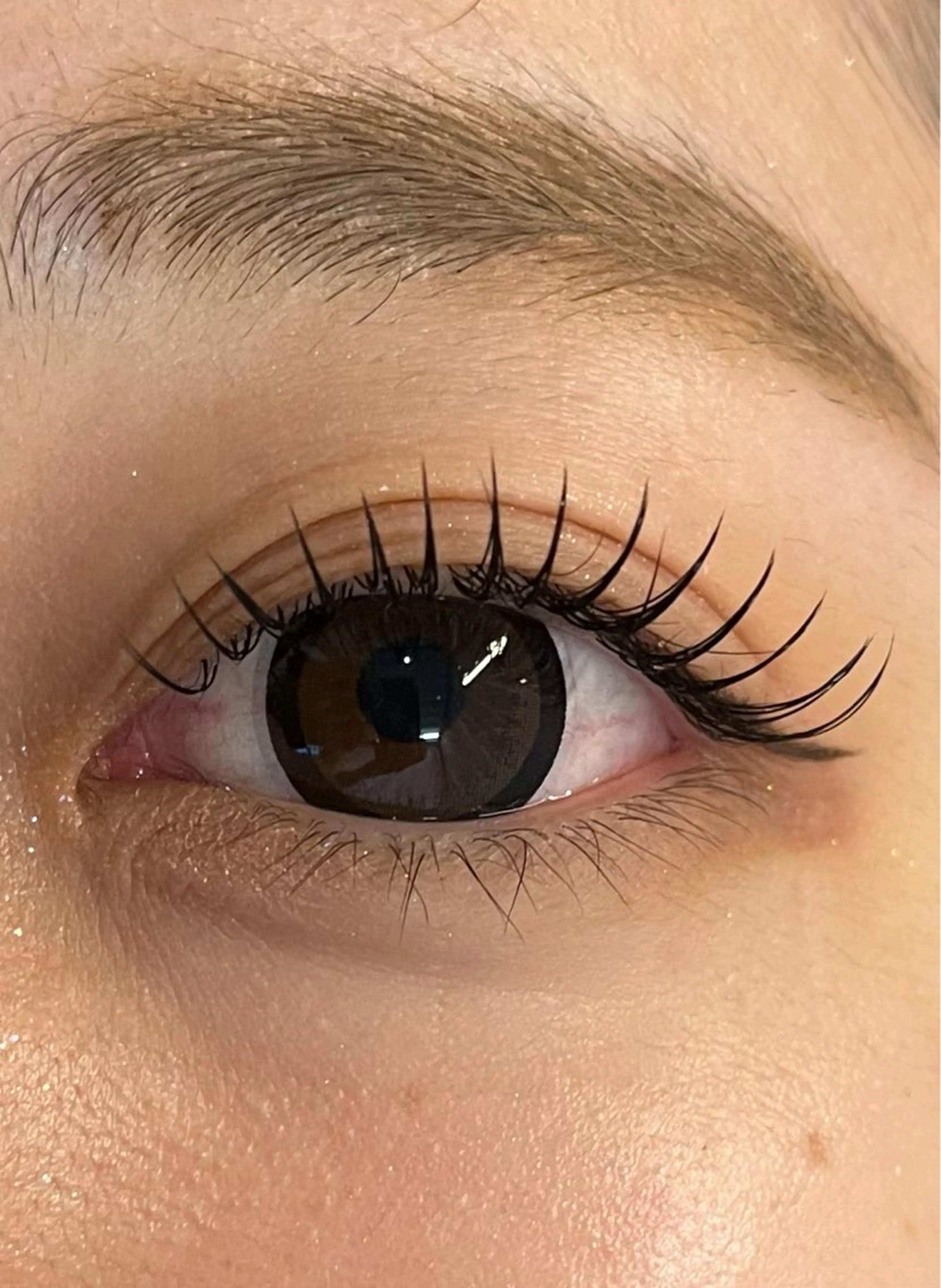 オフ込◎フラットラッシュ120本👀束感コーティング仕上げの写真