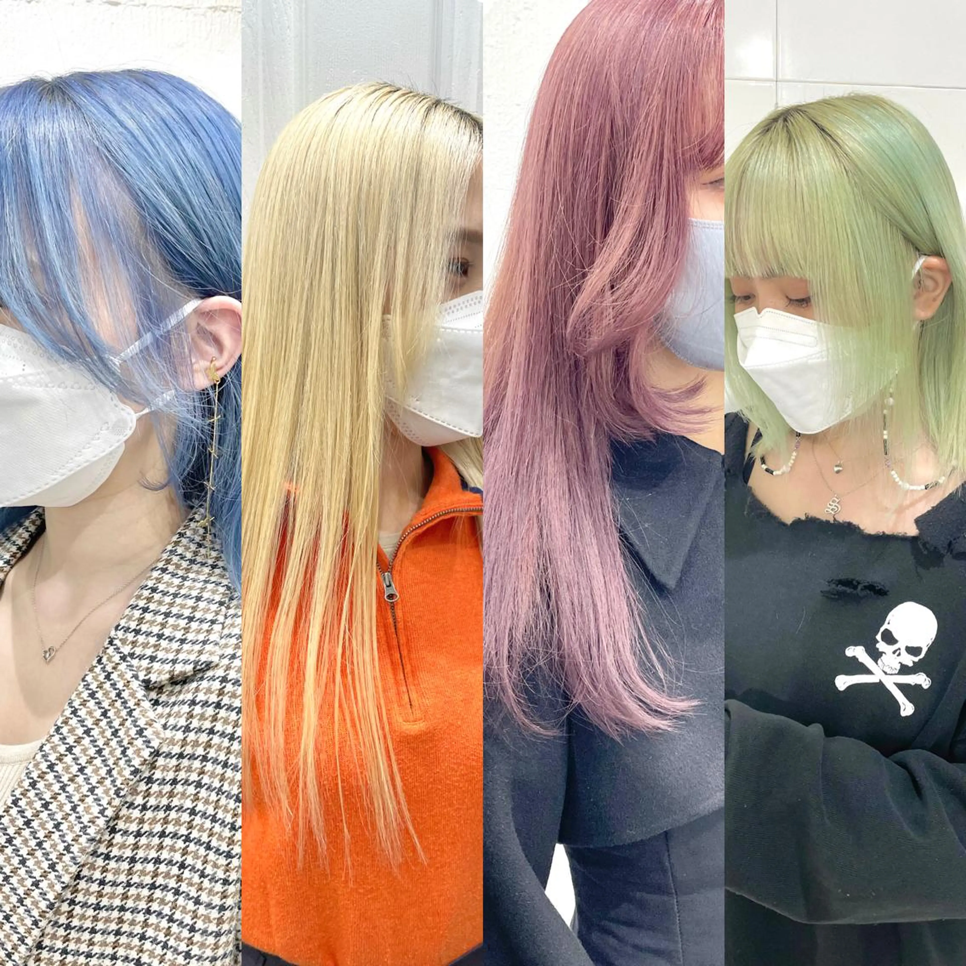 ロング カラー ヘアアレンジ ヘアカラー トリートメント ヘアセット SALOWIN原宿ash店所属・憧れの艶ハイトーンへ 🐈サイサキのヘアスタイル