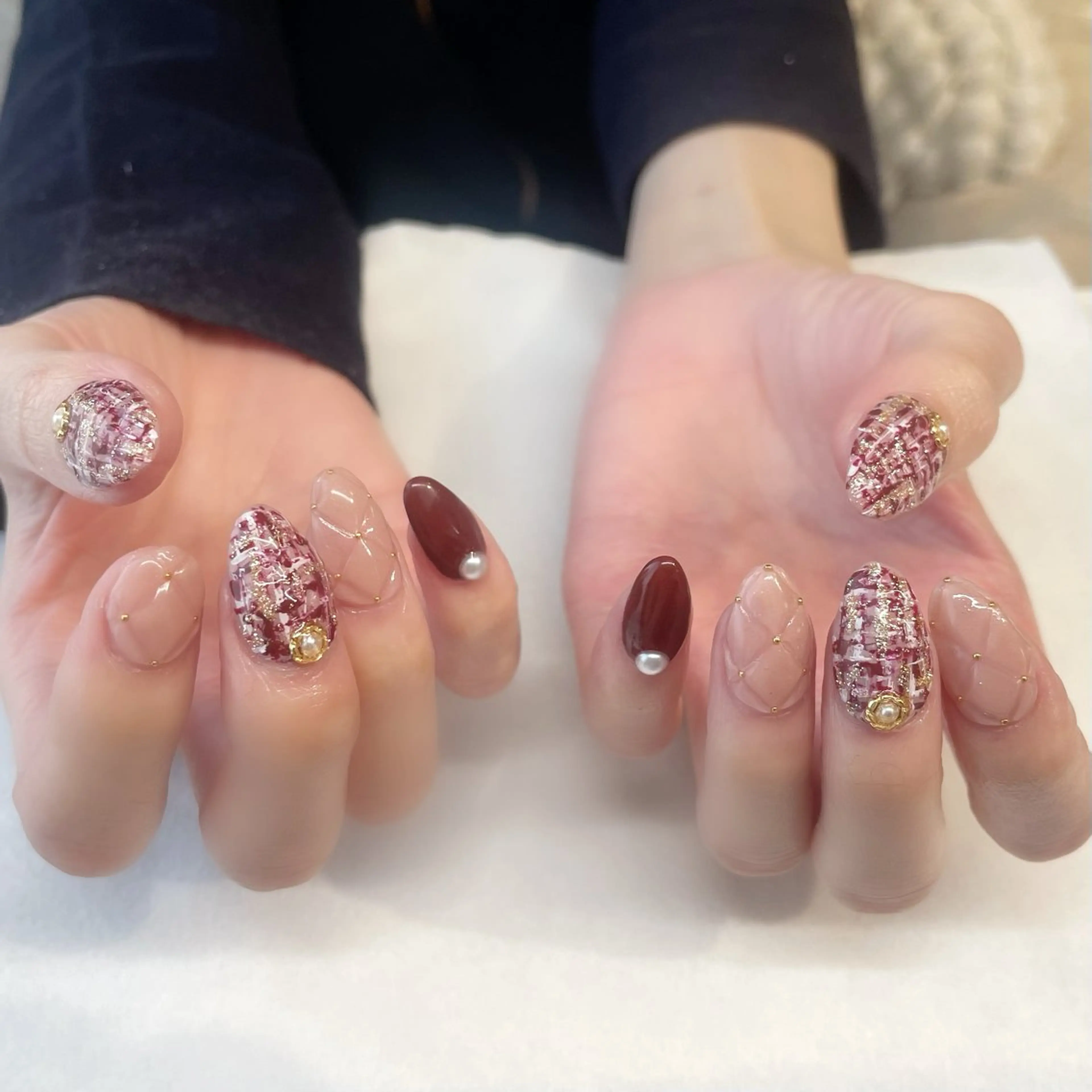 ネイル ハンドネイル 💎🐰 saki. m 🐰💎のネイルデザイン