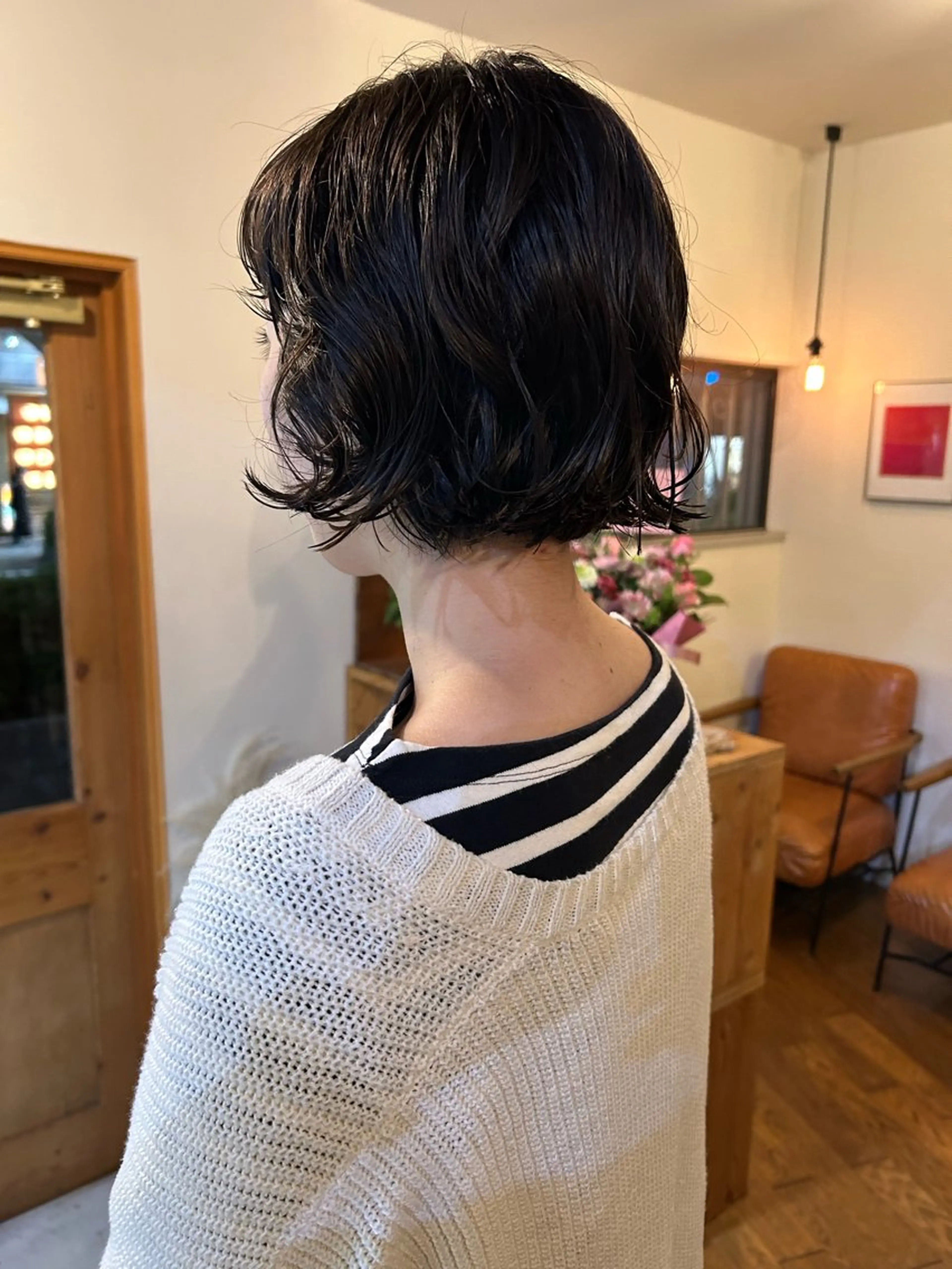 ショート ボブ くせ毛 DEPT 宗像あかりのヘアスタイル