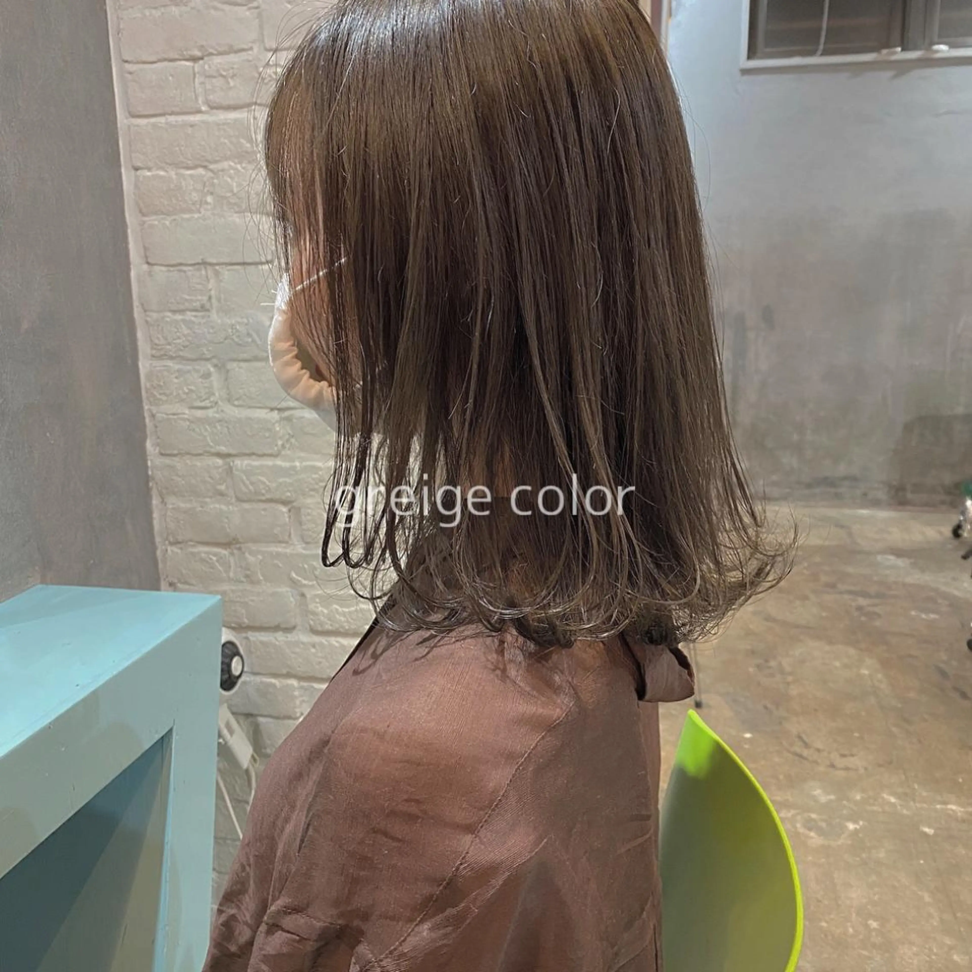 ミディアム カラー CLUTCH天王寺 西藤遥河のヘアスタイル