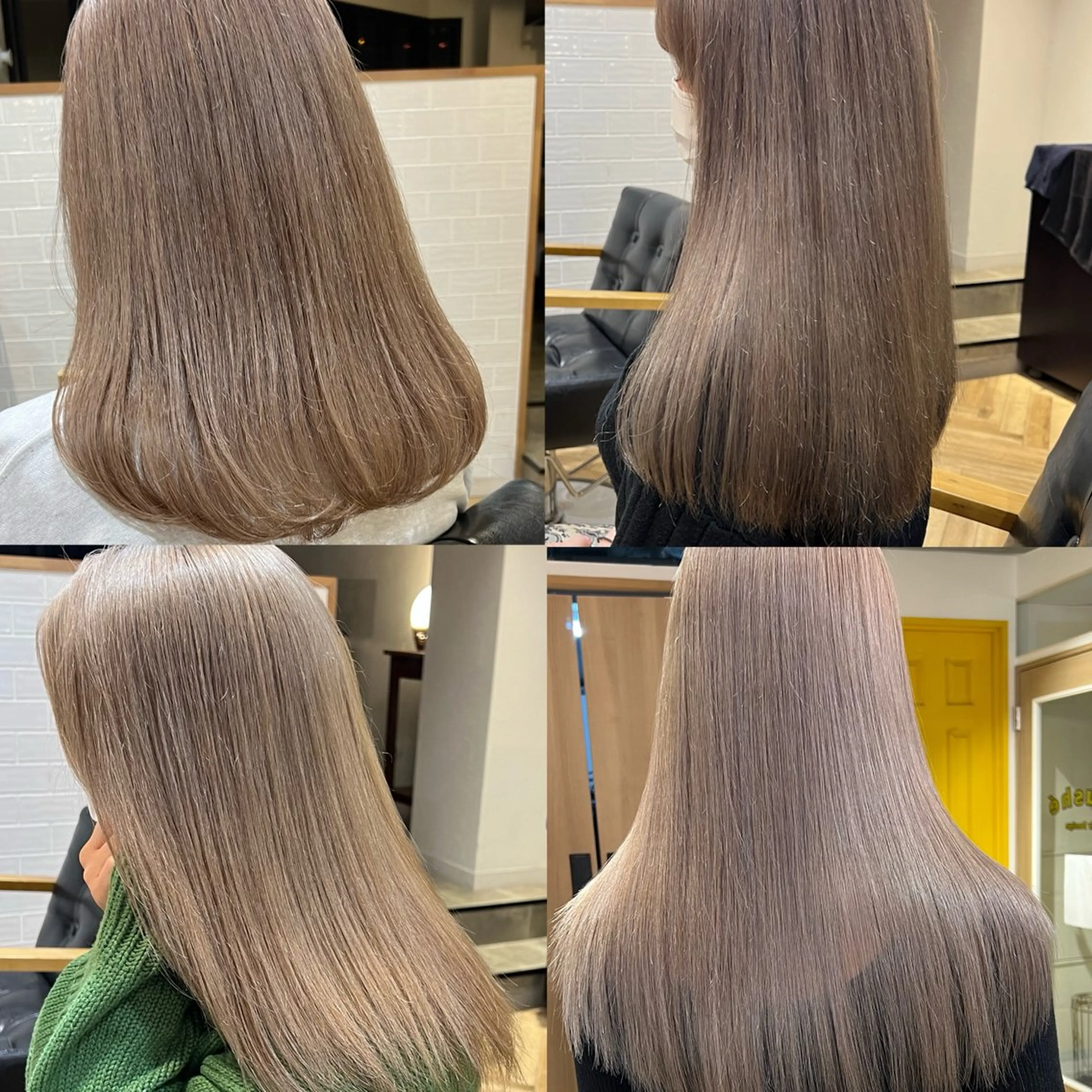 ロング カラー 艶カラー/韓国顔周り 🎀mamiのヘアスタイル