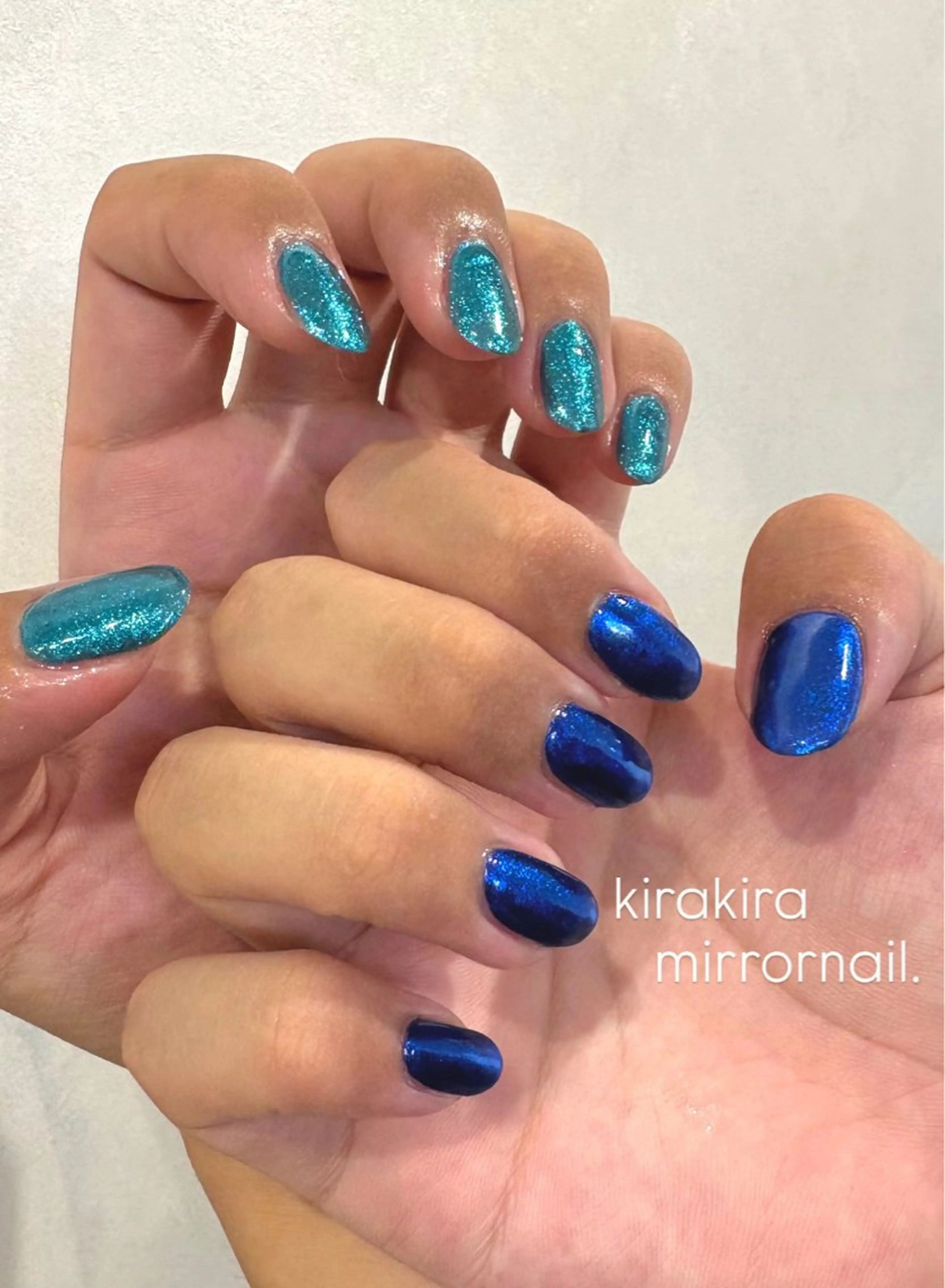 ネイル キラキラネイル ラメ(グリッター) ミラーネイル ワンカラーネイル ハンドネイル enurk店 🍋 丸谷みく♥のその他イメージ