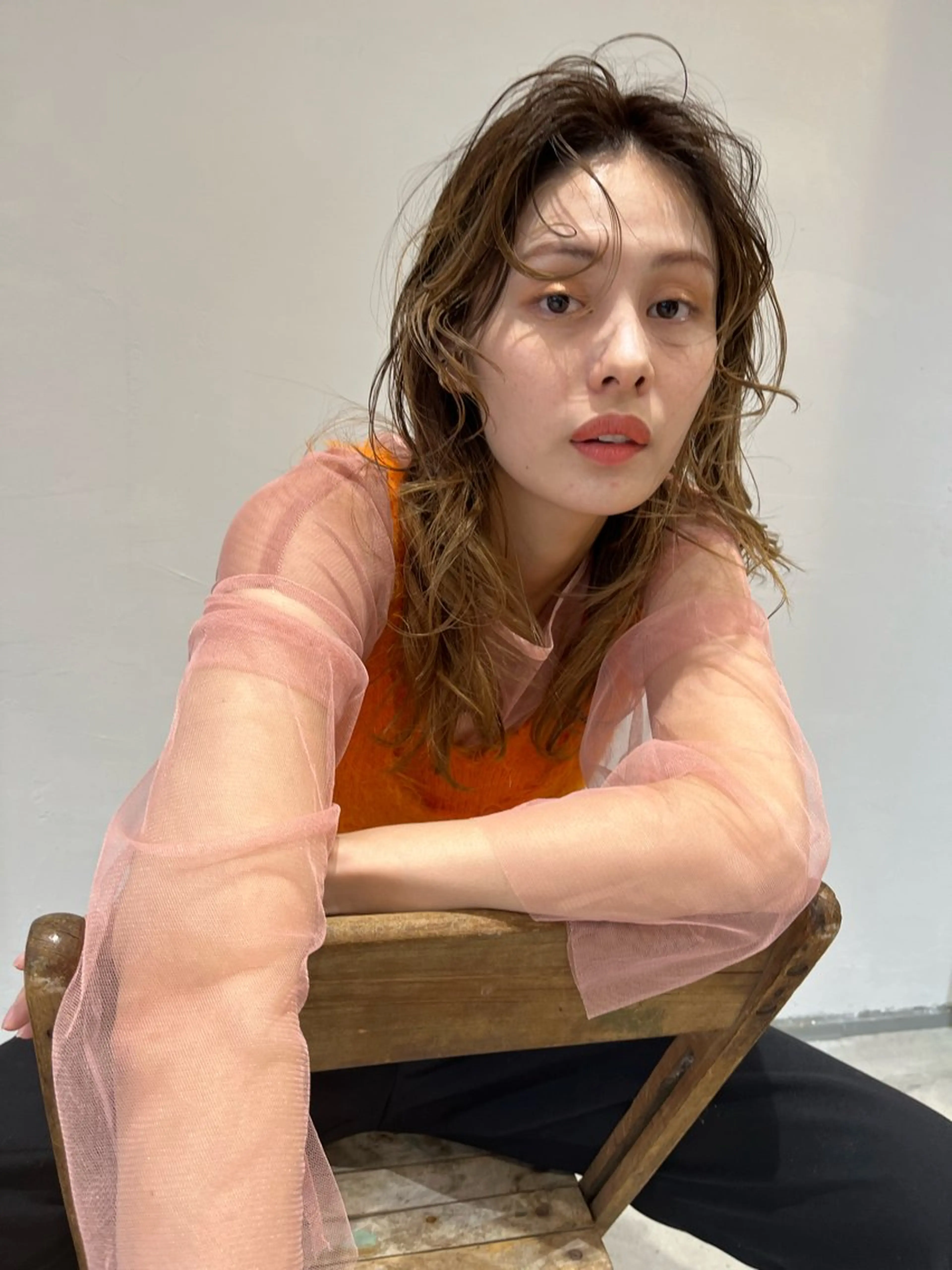 ロング カラー 鈴木 美紅のヘアスタイル