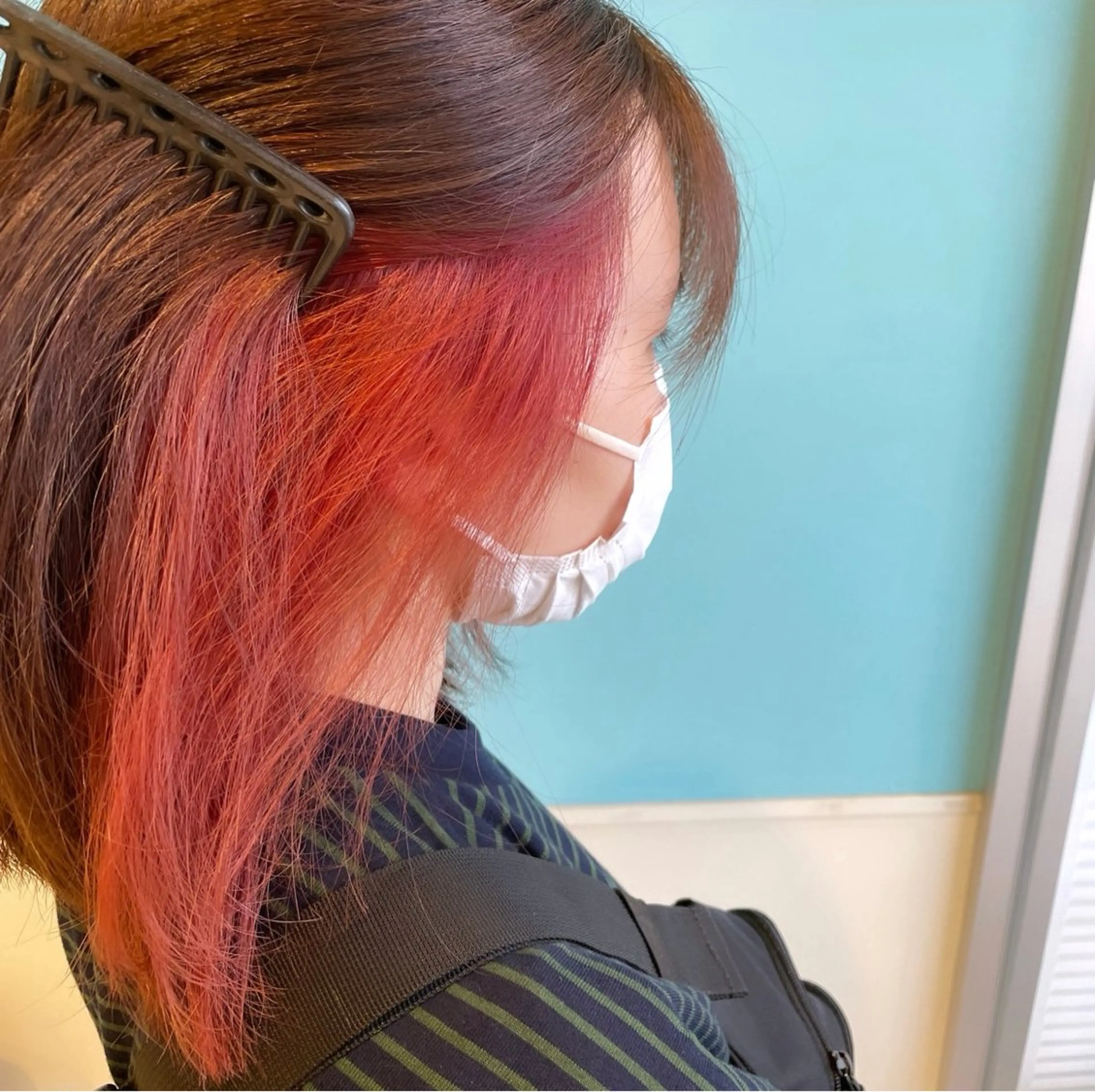 セミロング カット ヘアカラー トリートメント 日置 大智のヘアスタイル