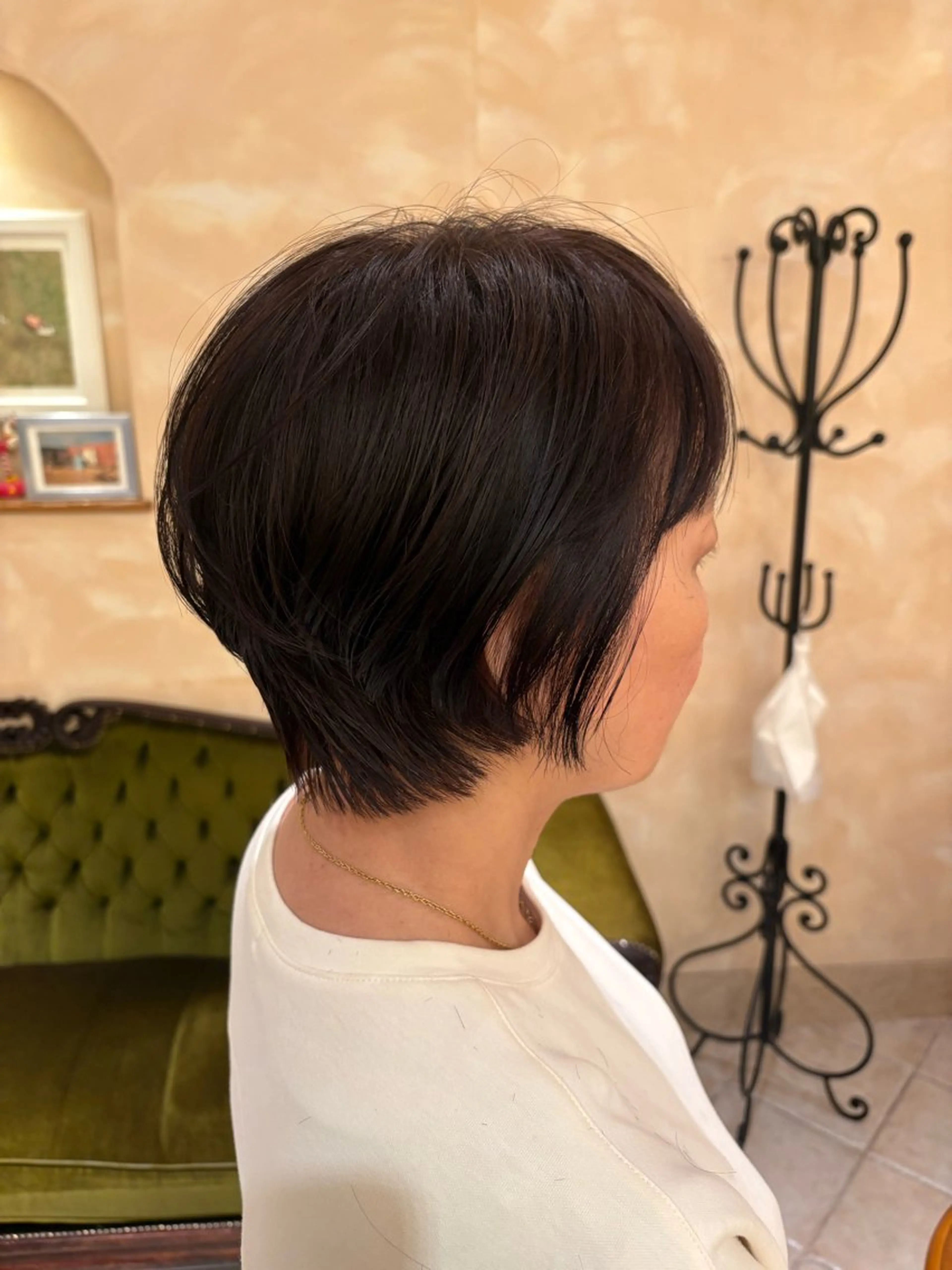 ショート 田内 満里奈のヘアスタイル