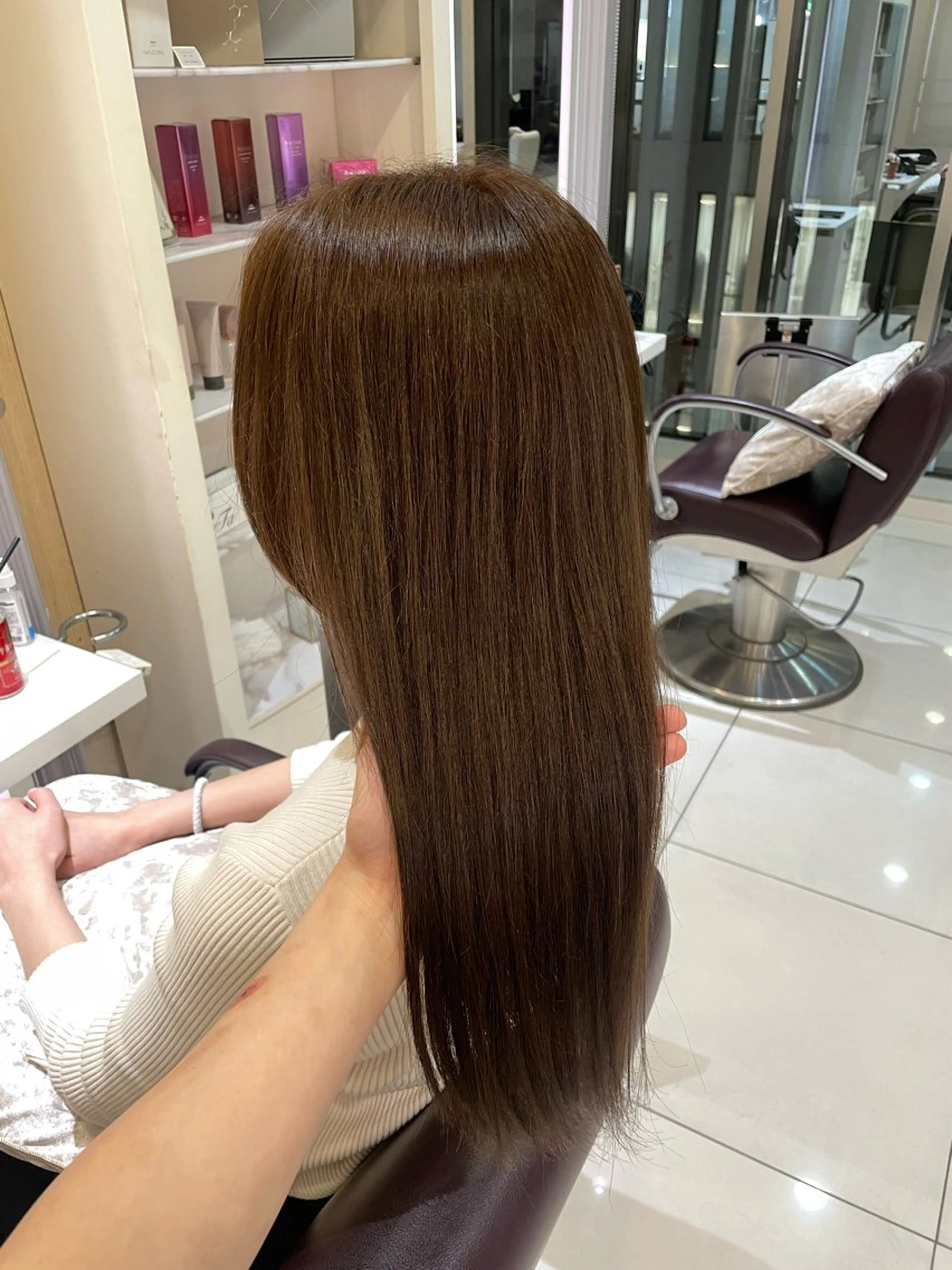 ロング カラー ベージュカラー ブラウンカラー Euphoria 銀座店所属・Euphoria 銀座 みおこのヘアスタイル