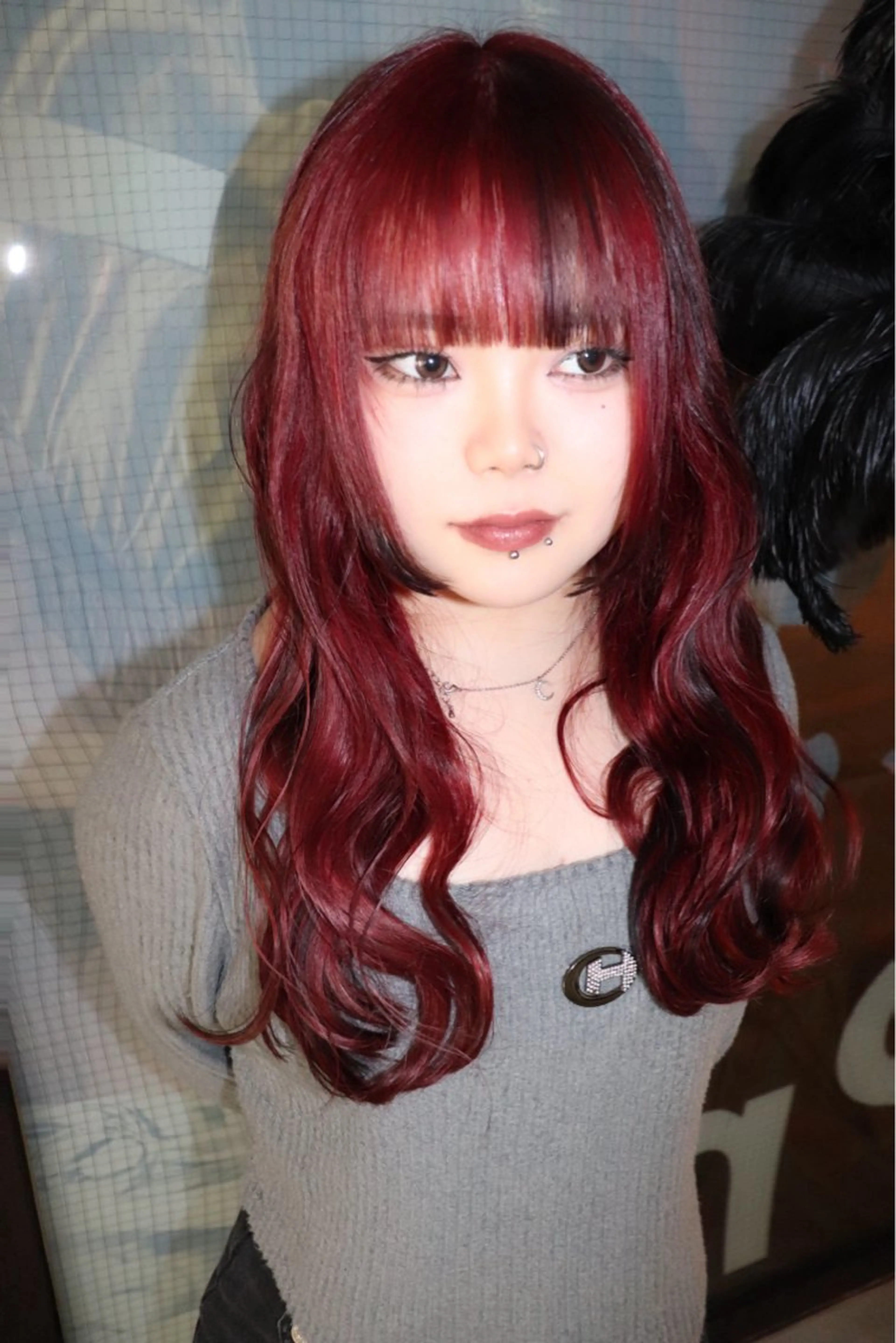 ロング カラー @kyoniyy KYONIのヘアスタイル