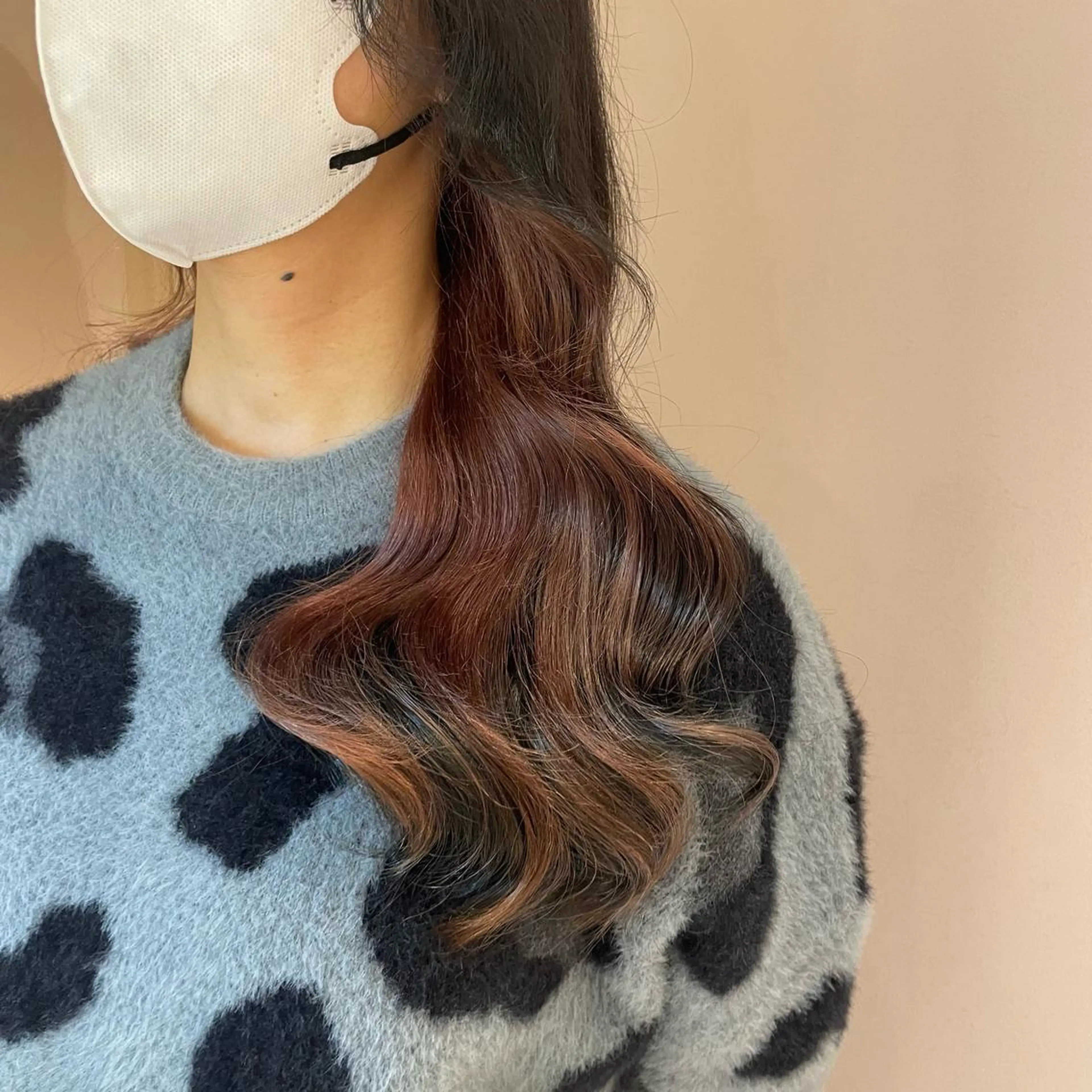 ロング ヘアカラー トリートメント ヘッドスパ マホ/日吉/髪質改善 /レイヤー/ガーリーのヘアスタイル