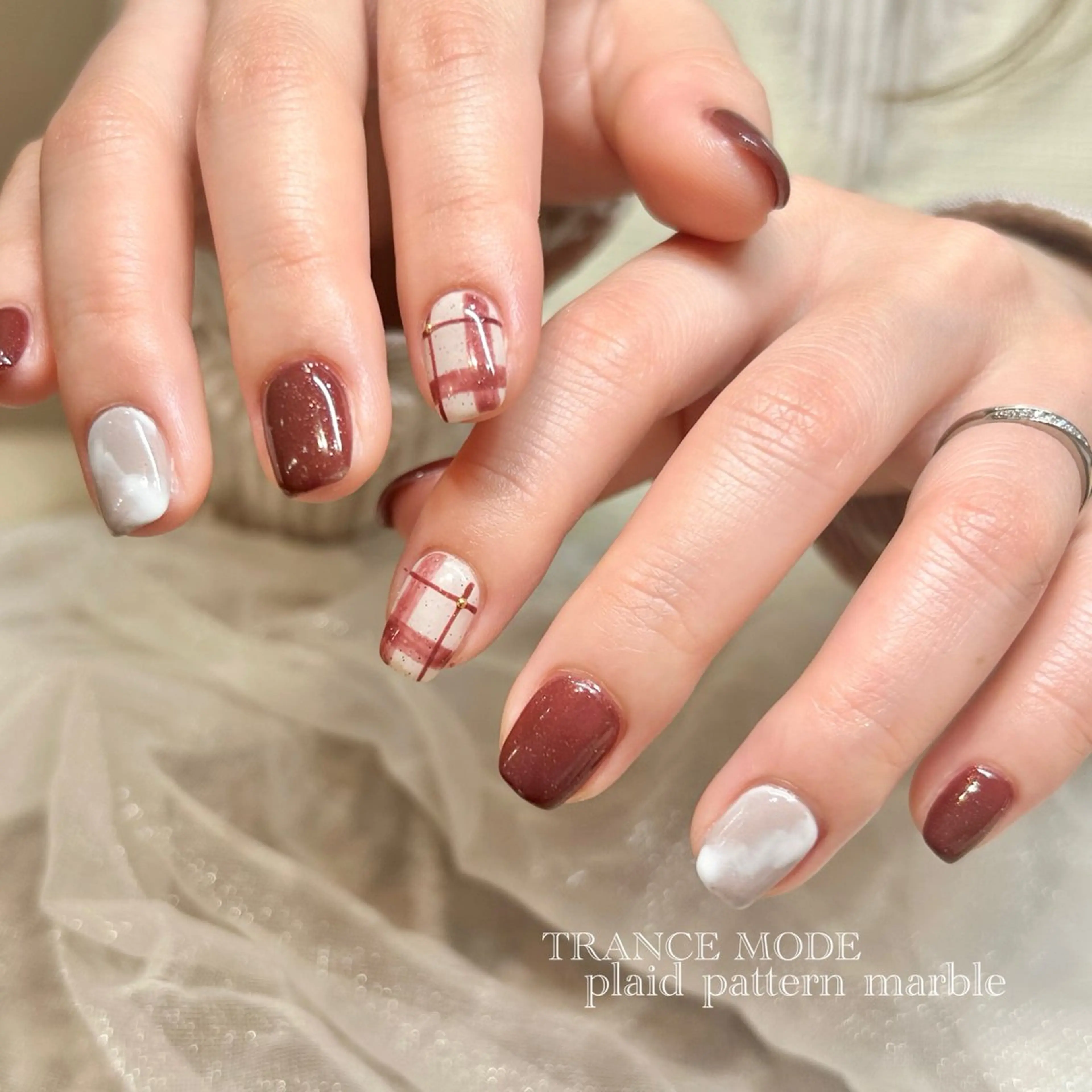 【12/13限定】18:00​〜​チェック柄4本デザインコース（オンのみ）※パラジェルの写真