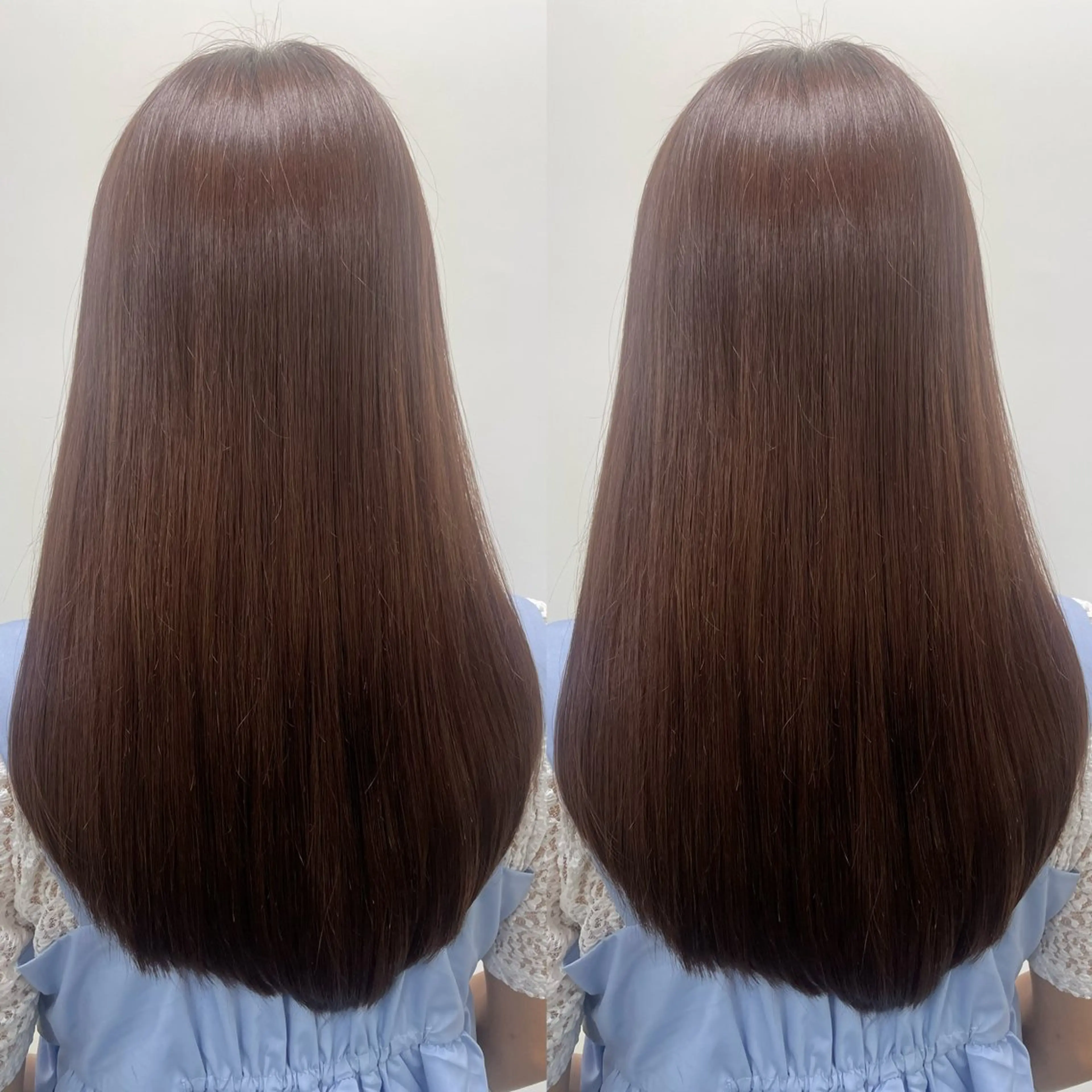 ロング カラー カット ヘアカラー 韓国風骨格カット 艶カラー🩶髙林夏美のヘアスタイル