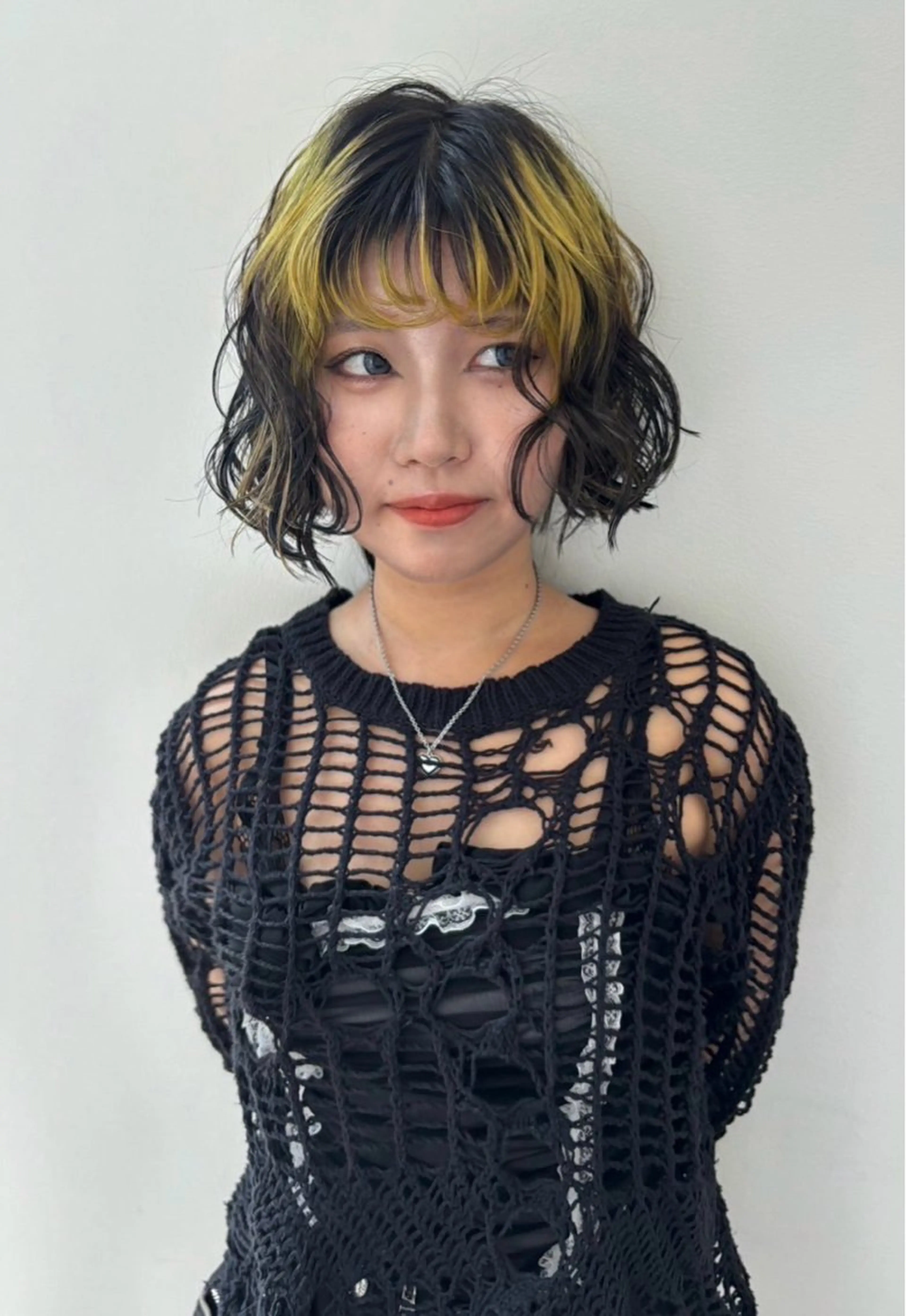 パーマ RIN パーマ/暖色カラーのヘアスタイル