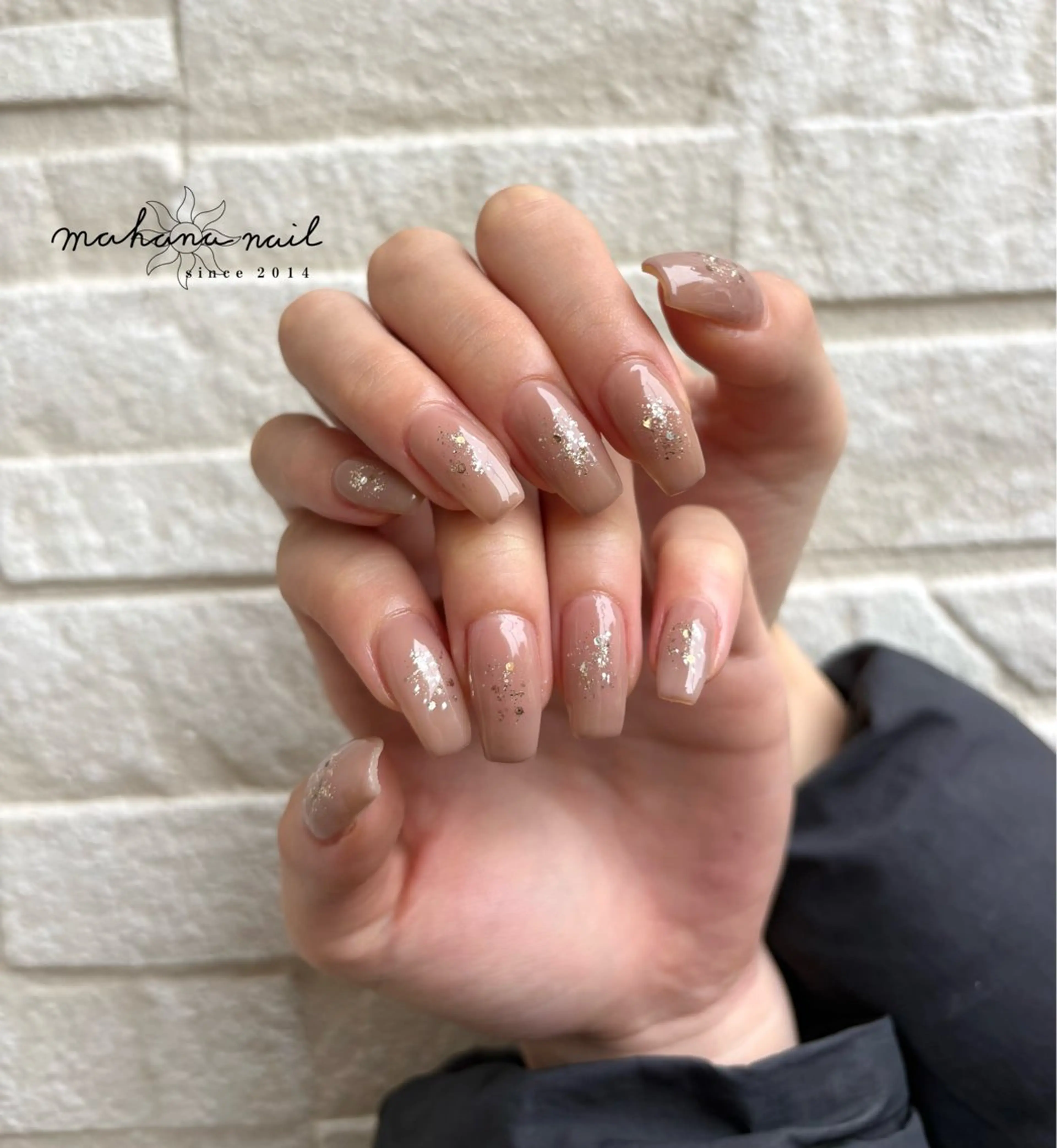 ネイル ラメ(グリッター) ハンドネイル mahana nailのネイルデザイン