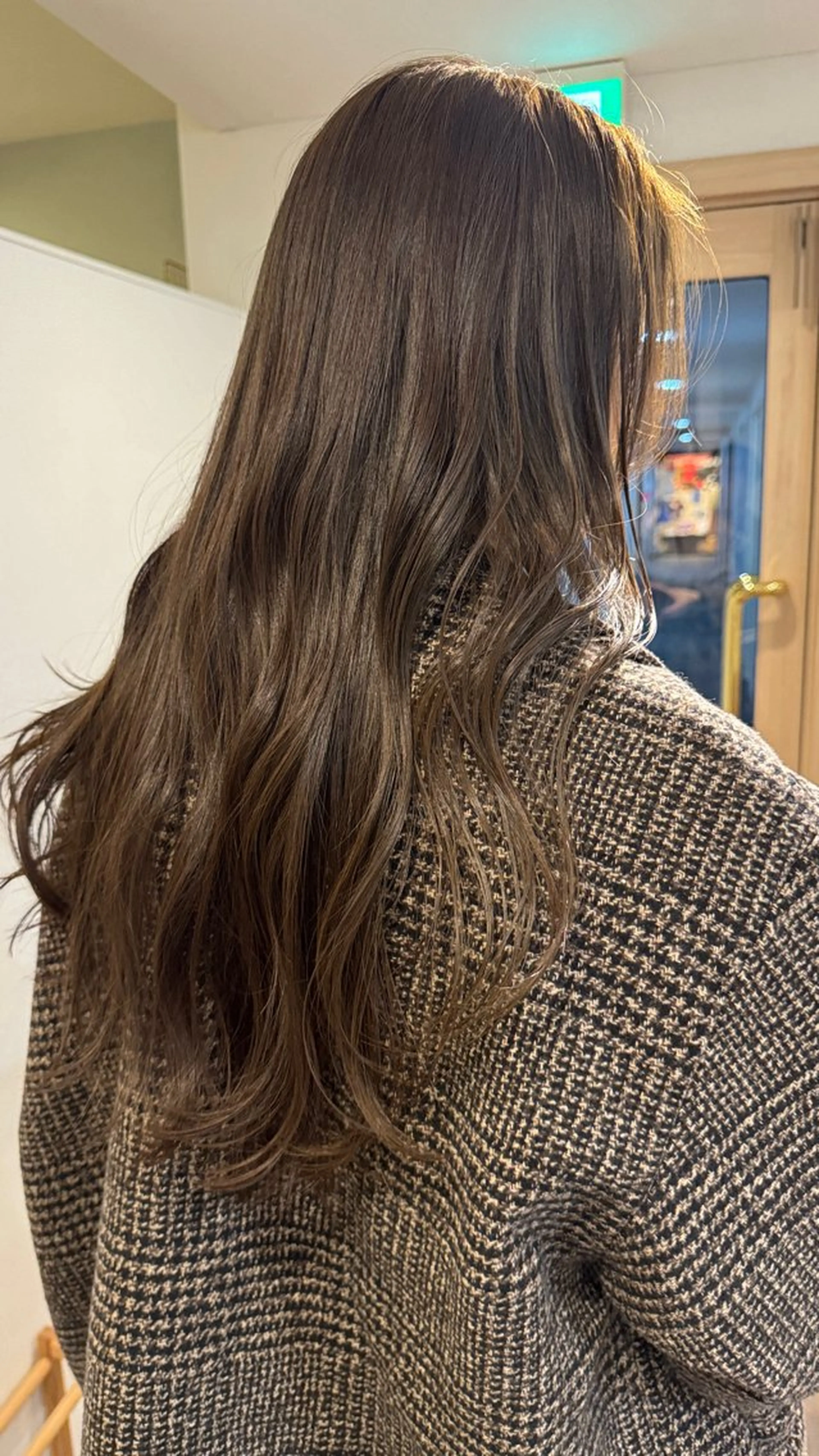 ロング カラー レイヤーカット ボブパーマNo.1のヘアスタイル