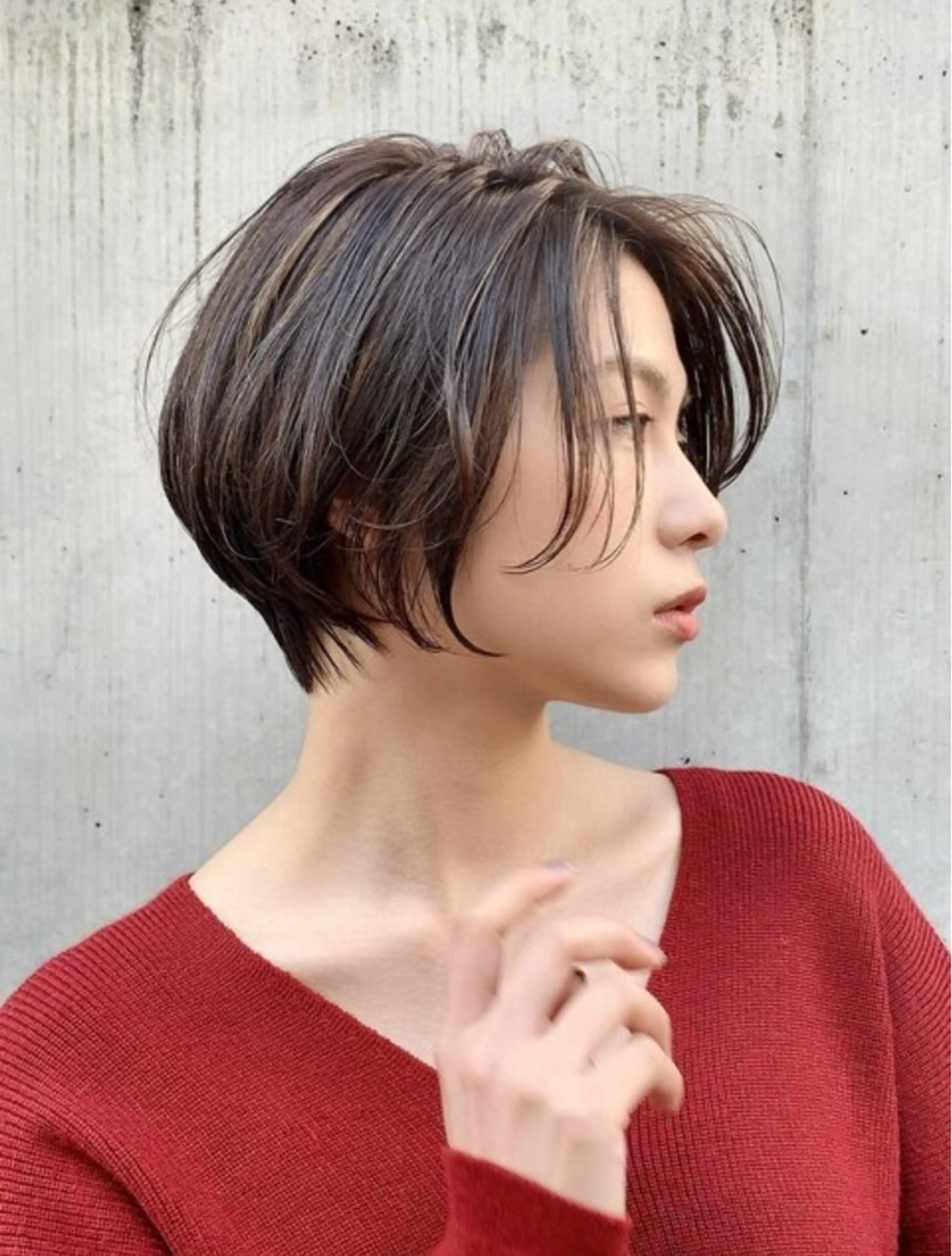 ショート ショートボブ ボブ ショートヘア レイヤー小顔ショート 吉田ジョウのヘアスタイル
