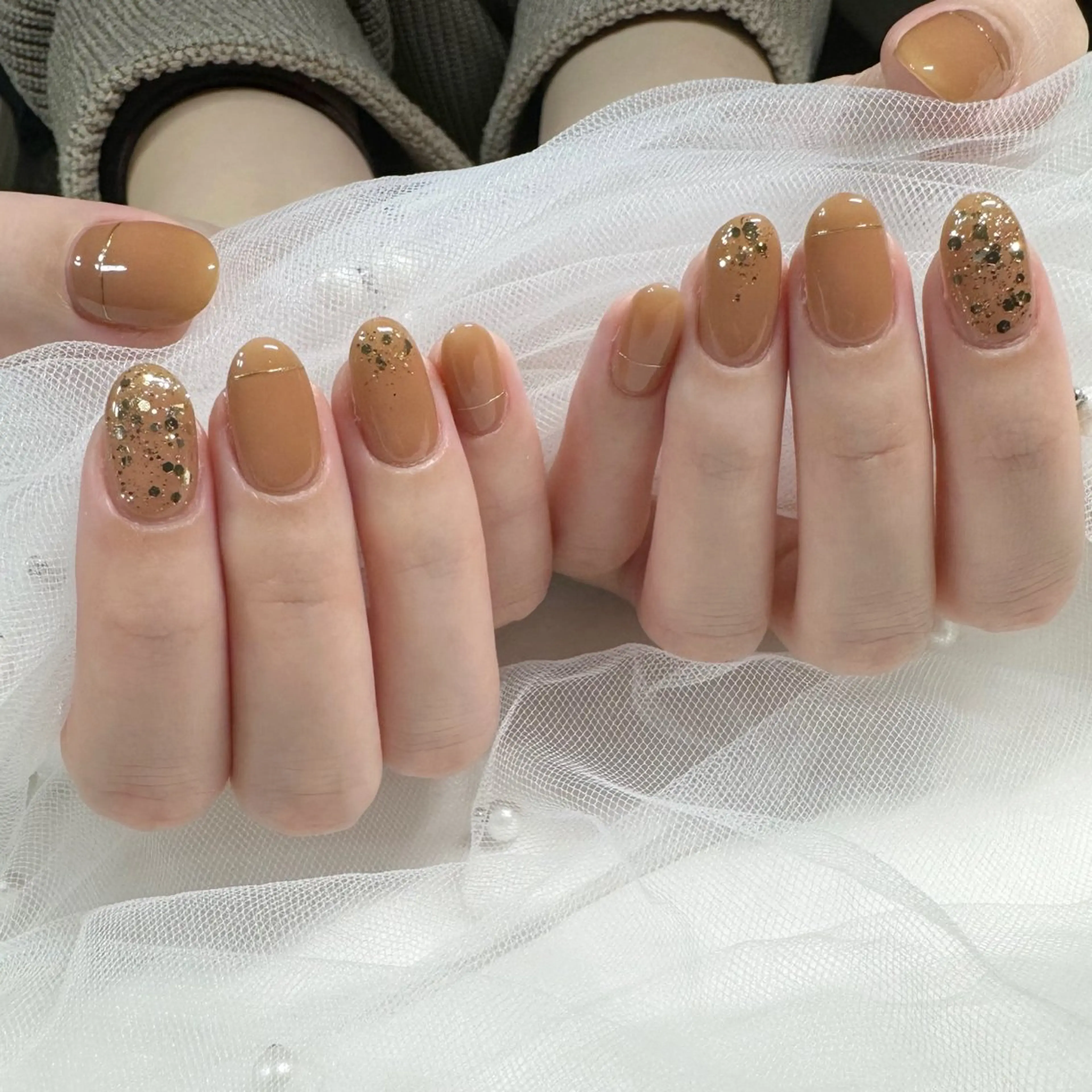 ネイル ジェルネイル シンプルネイル 東 千夏のネイルデザイン