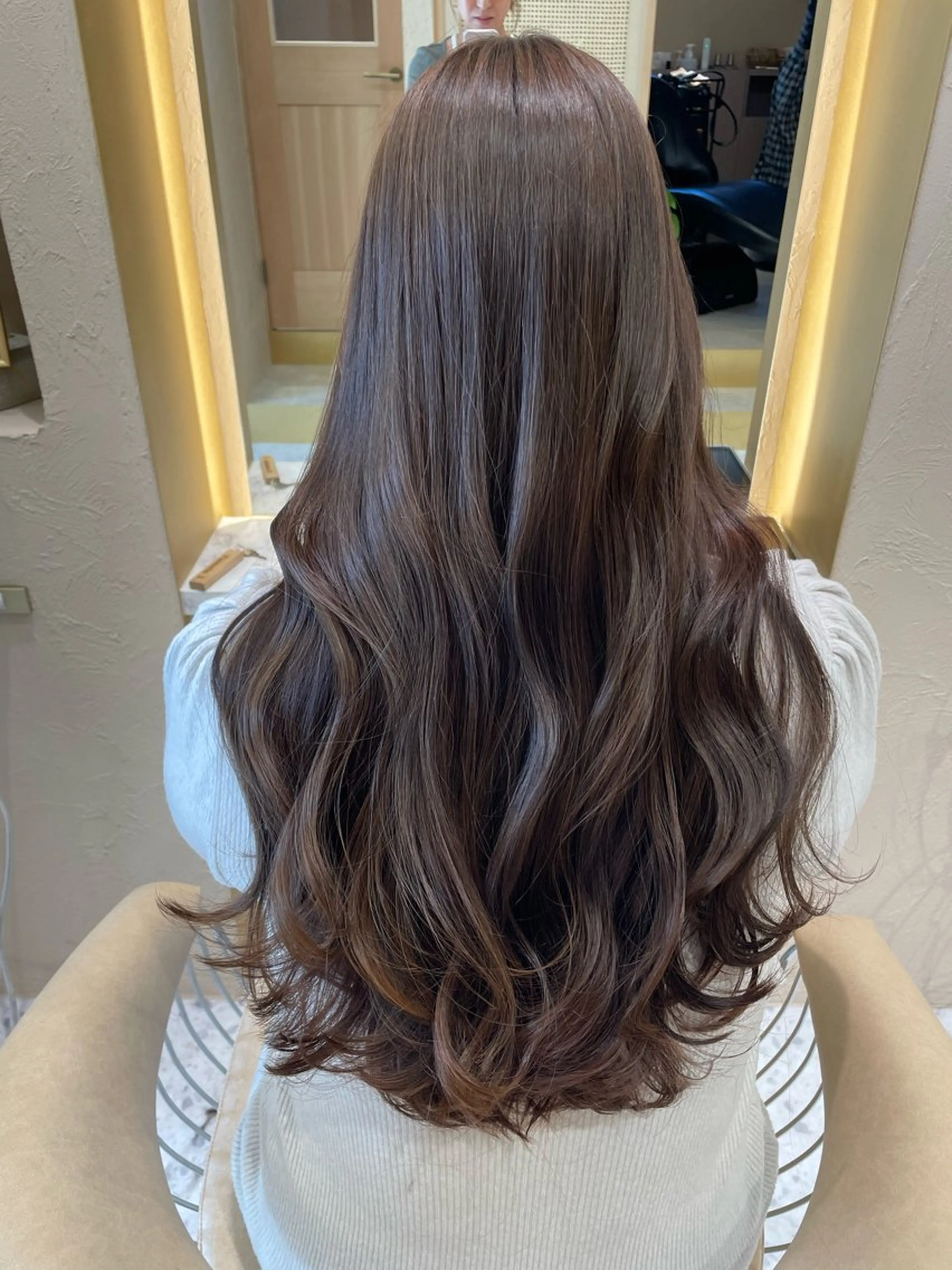ロング カラー カット ヘアカラー トリートメント 韓国ヘア/髪質改善 /Harunaのヘアスタイル