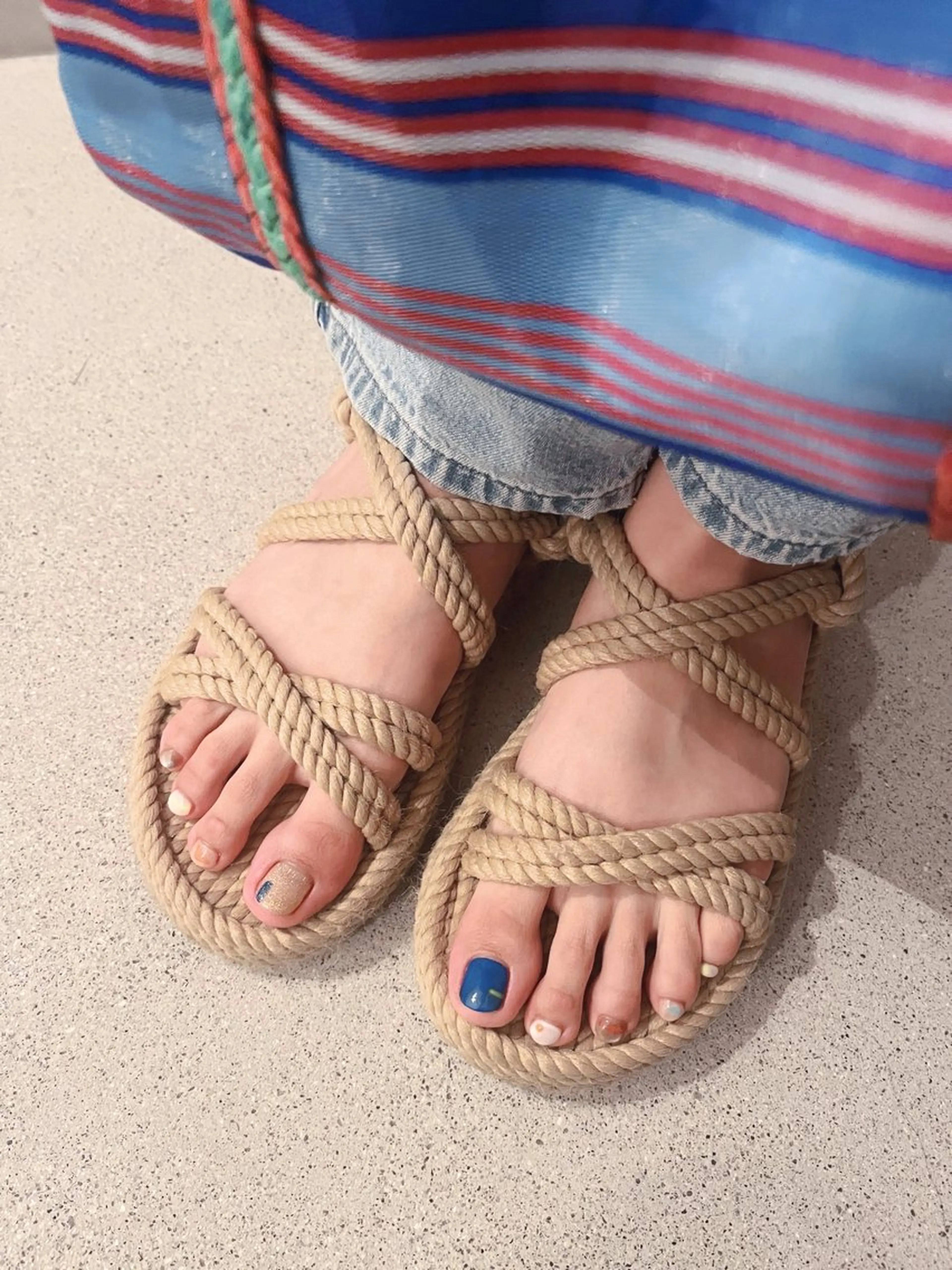 ネイル フットネイル K Aのネイルデザイン