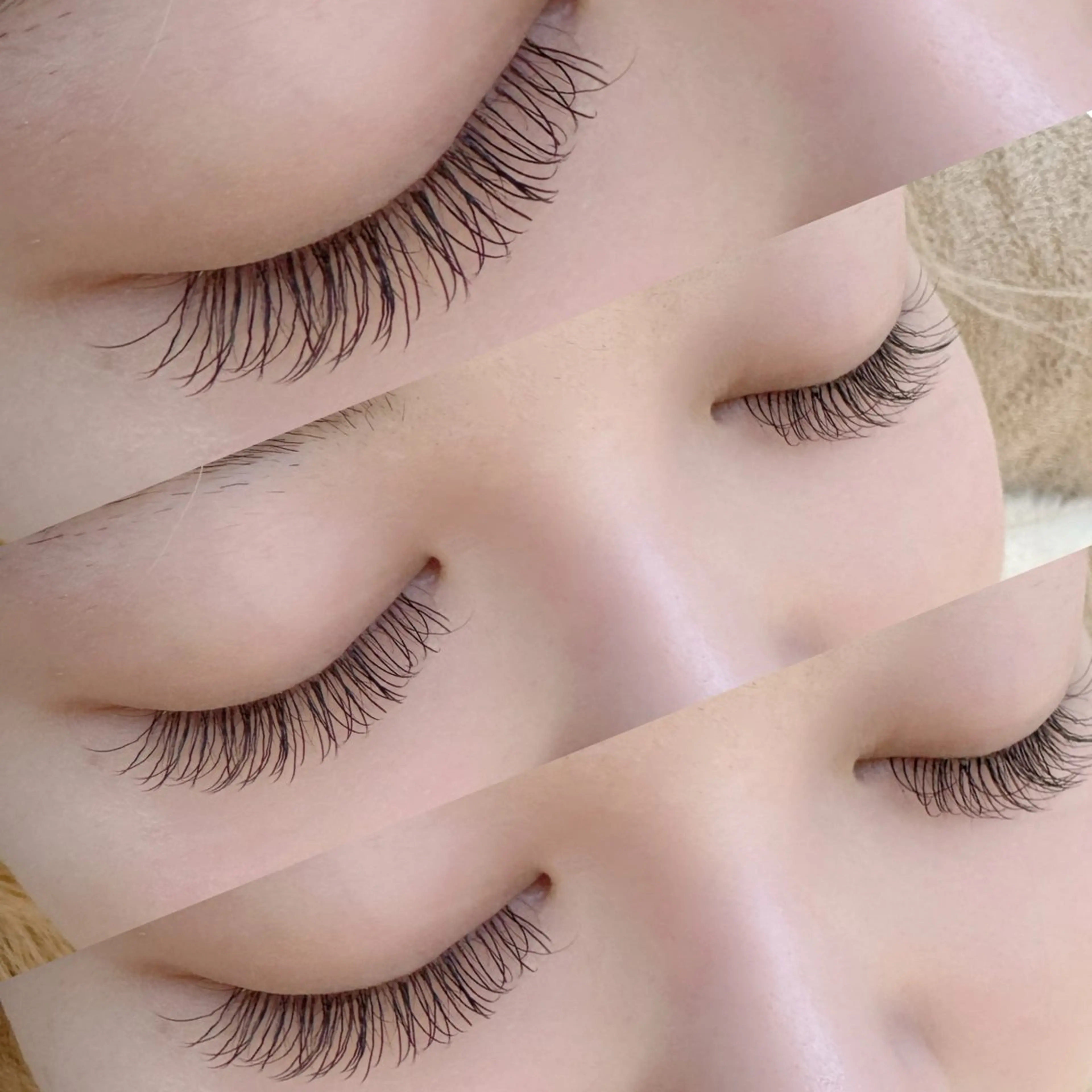 まつげエクステ100本の写真