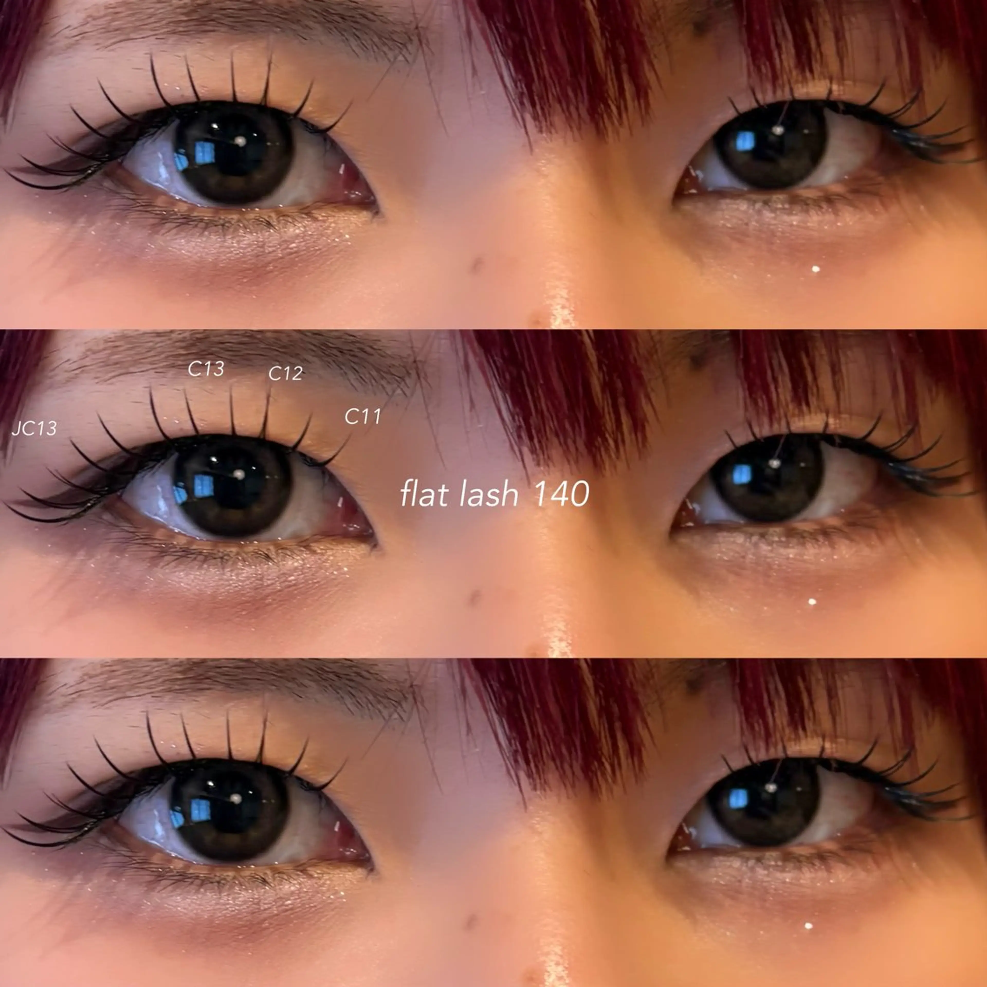 フラットラッシュ80本​〜​🐶💘の写真