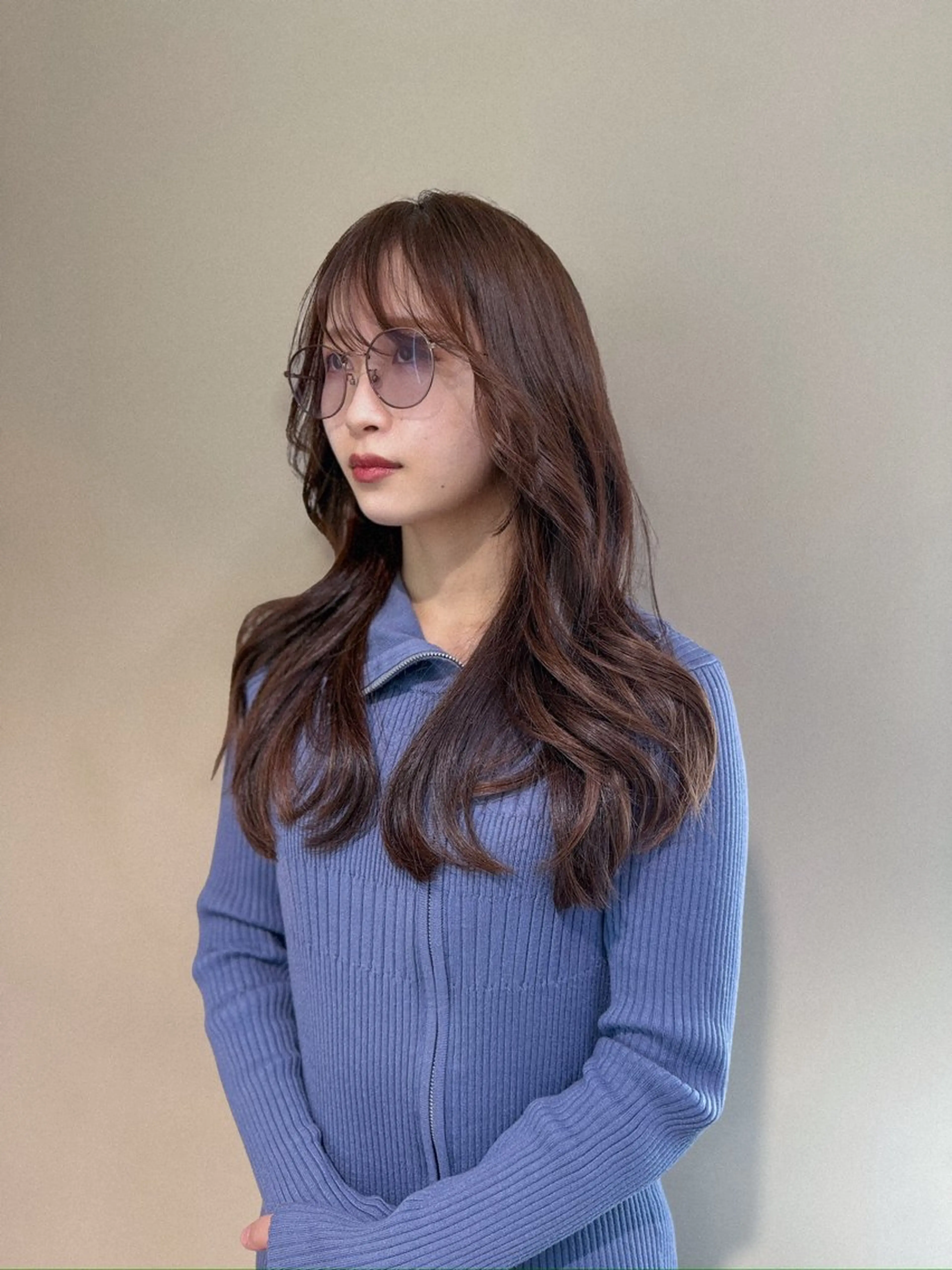 ロング カラー ヘアアレンジ opus 店長大和 レイヤー/赤み消しのヘアスタイル